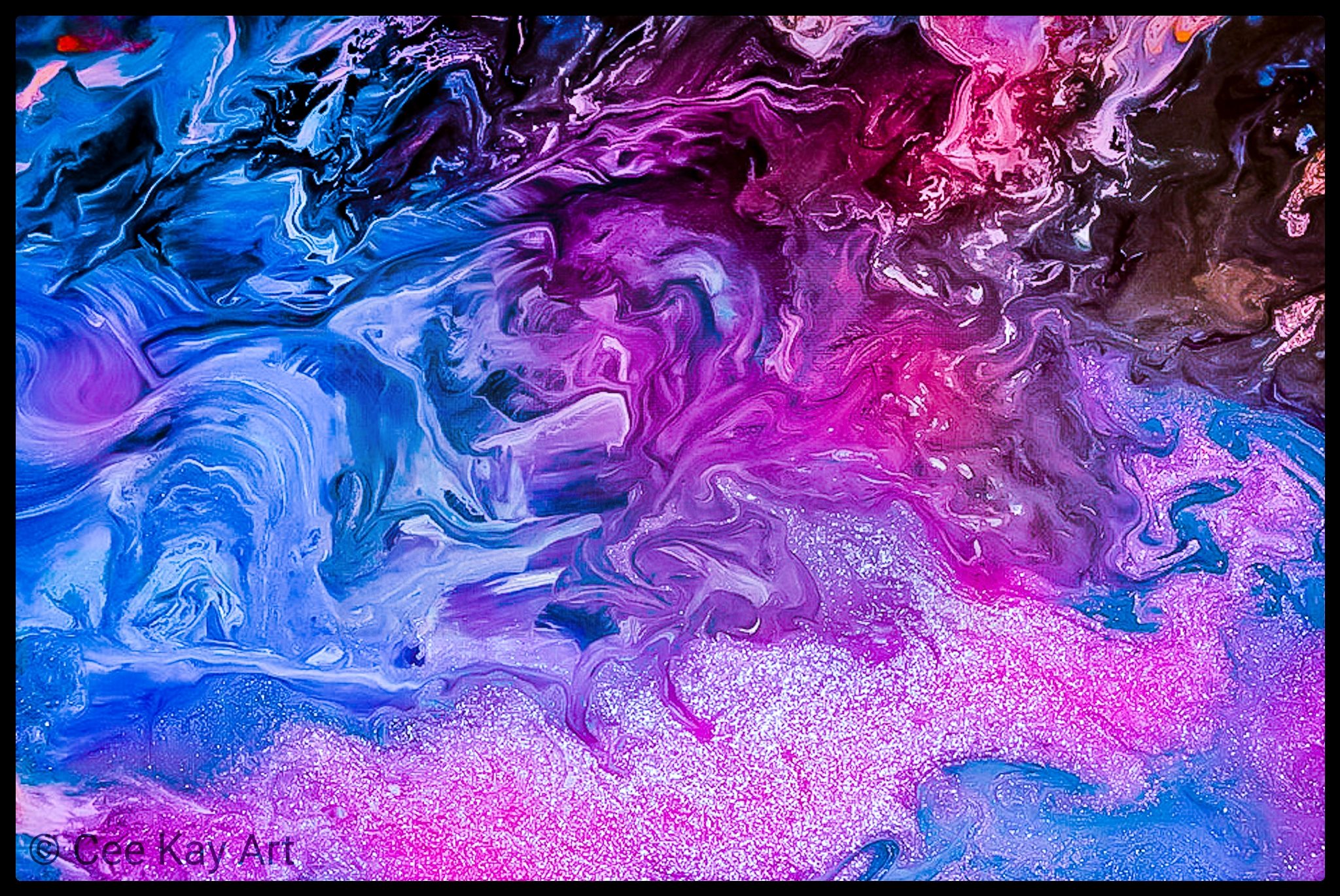 What is the value of 'Cool Water' art piece?