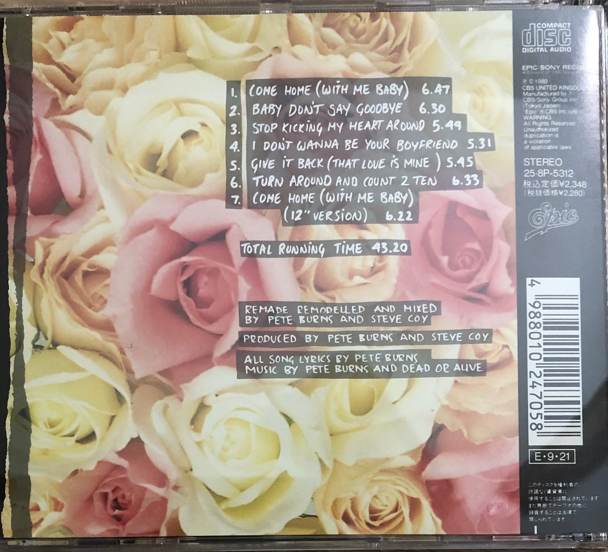 Happy 36th anniversary to one of my favorite albums by Dead or 