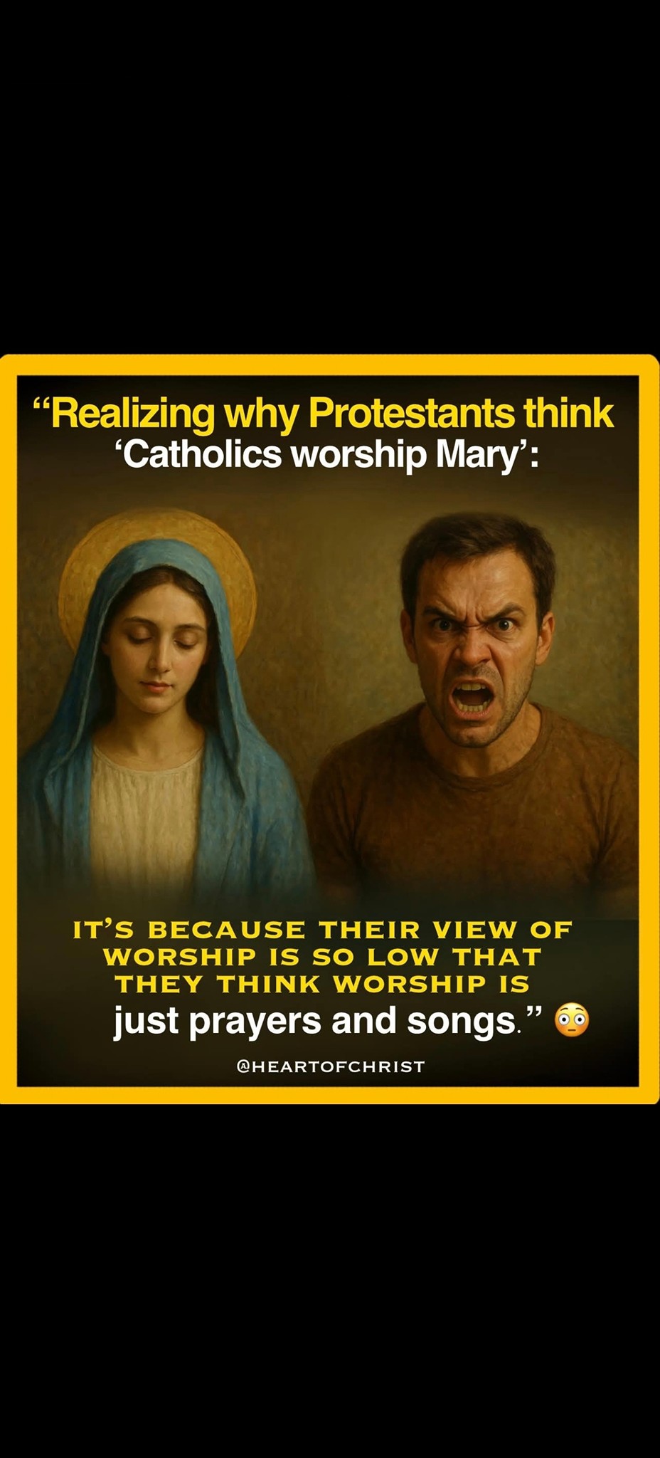 Nard - Protestants often think Catholics “worship” Mary because their ...