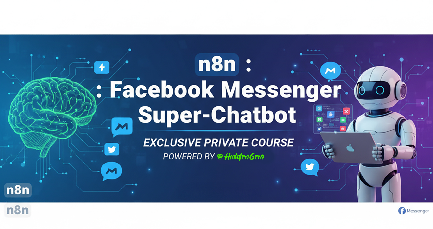 n8n course : Facebook Messenger Super-chatbot | Facebook