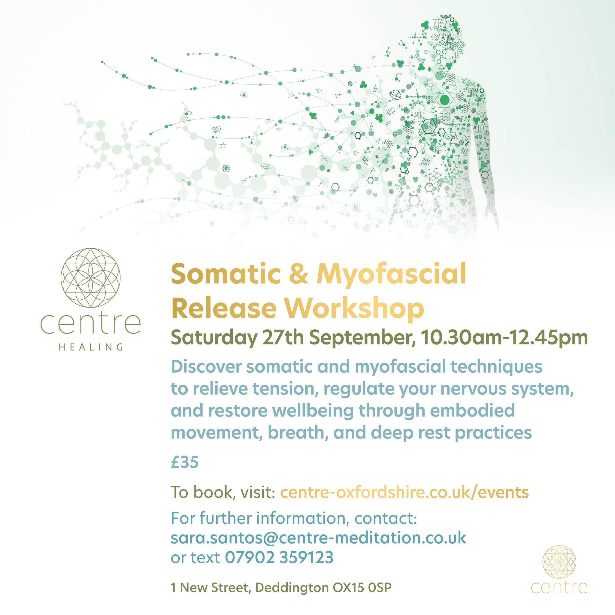 Banburyshire Info | 🌿 **Somatic & Myofascial Release Workshop** 🌿 ...