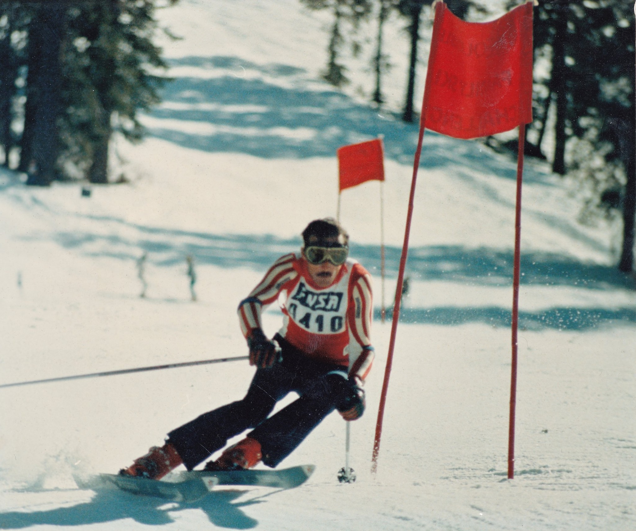 Vintage Rossignol SMS skis from 1981