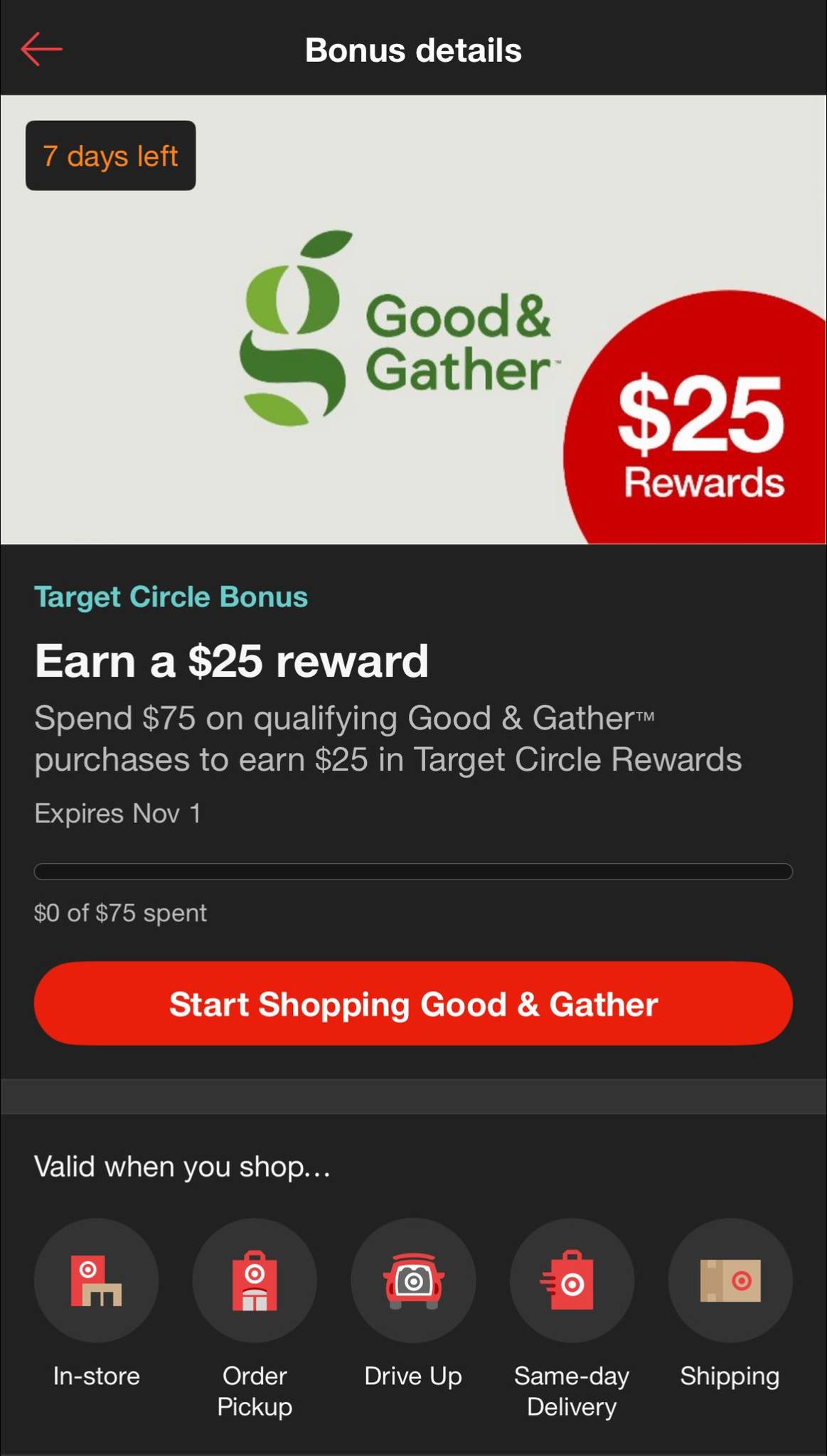 Do I have to spend $75 in one order or can it be split up between ...