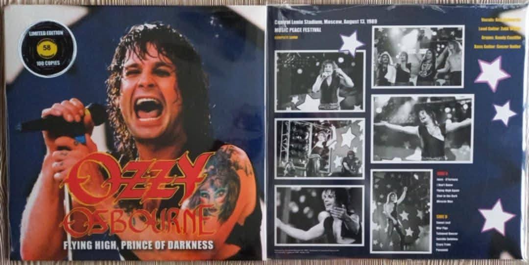 NEW OZZY OSBOURNE – FLYING HIGH, PRINCE OF DARKNESS LP SEALED