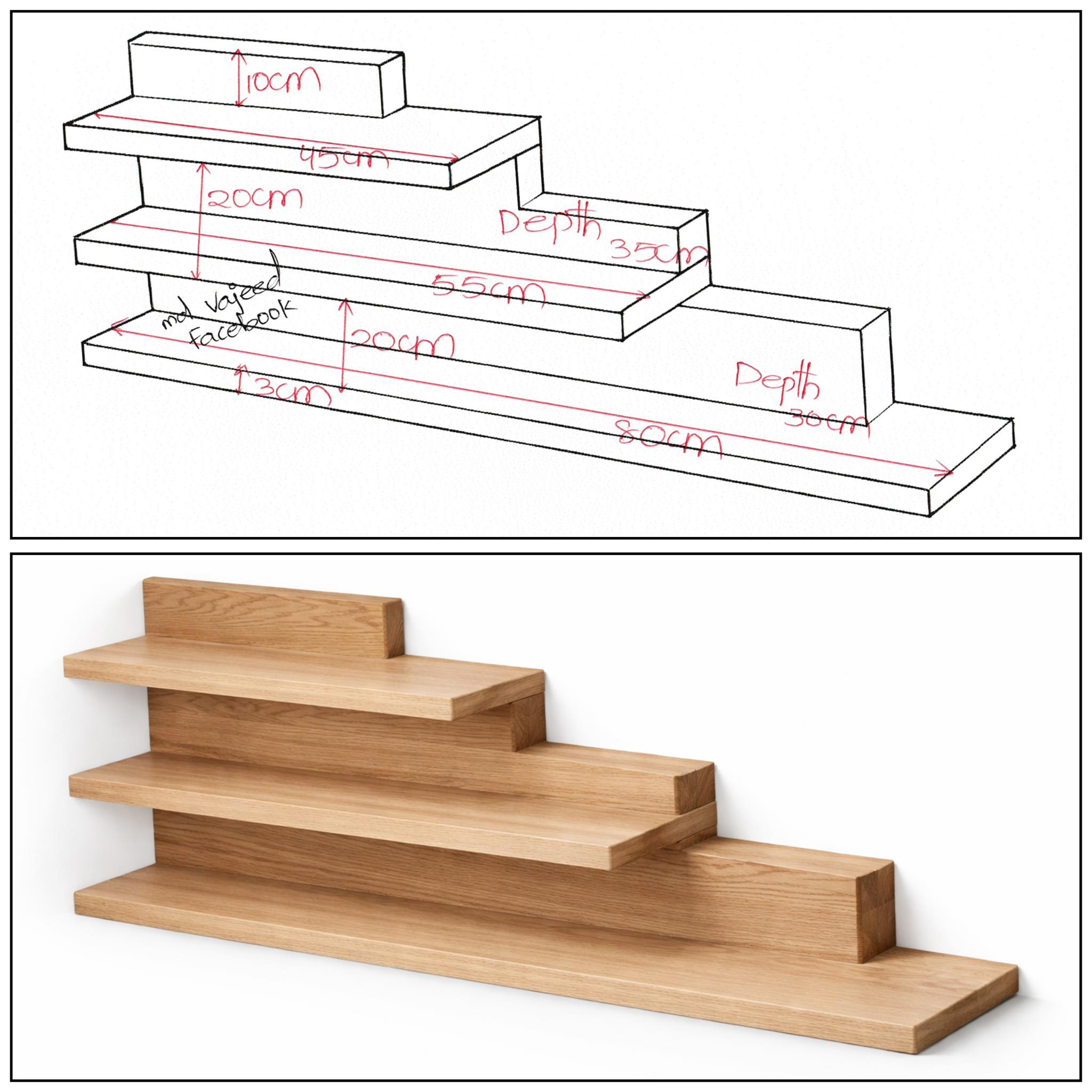 Md - A modern shelf layout enhancing interior simplicity by Md Vajeed ...