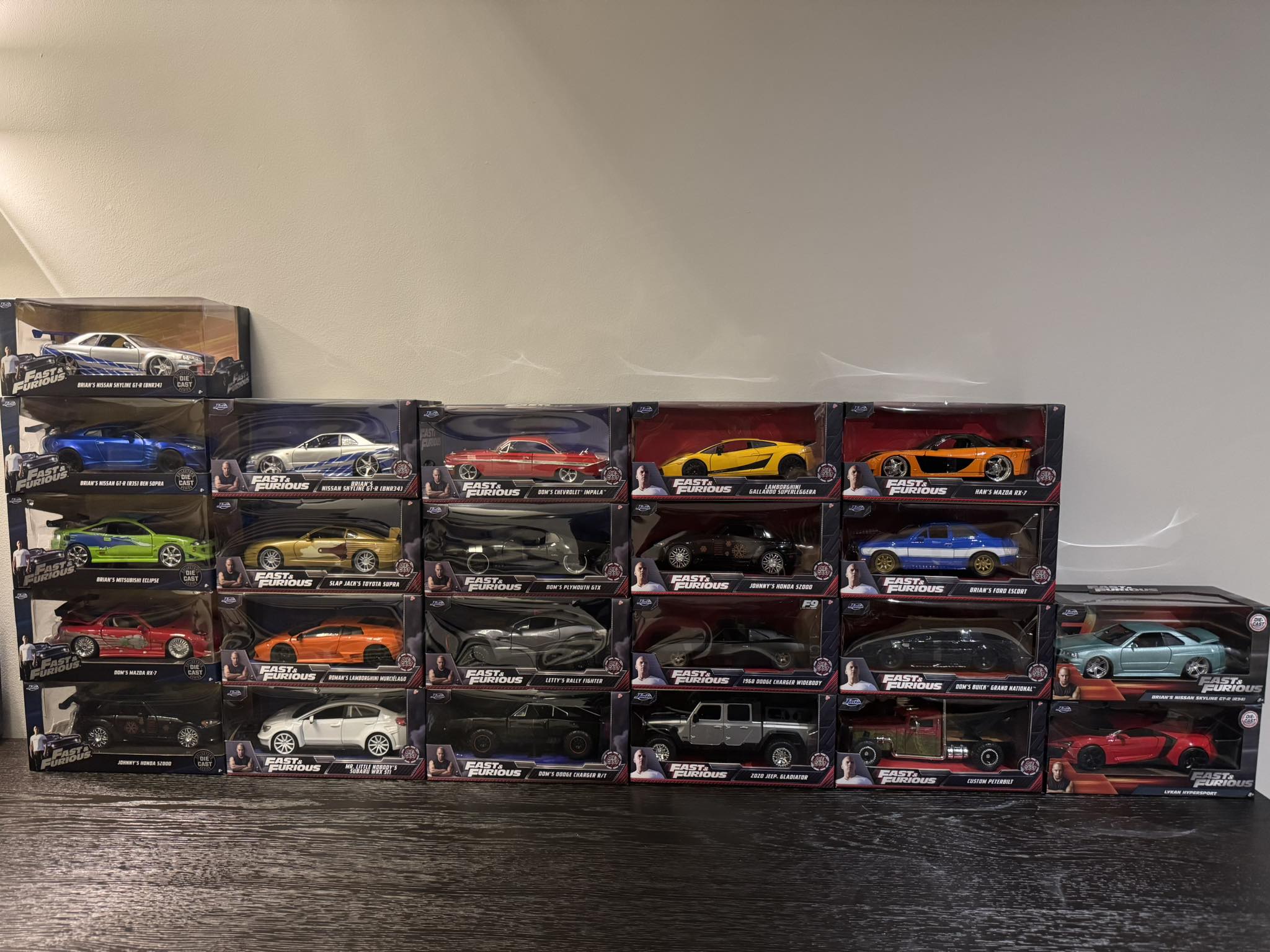 FOR SALE ! UK ONLY ?? 1:24 Scale Fast & Furious Jada Cars (31 
