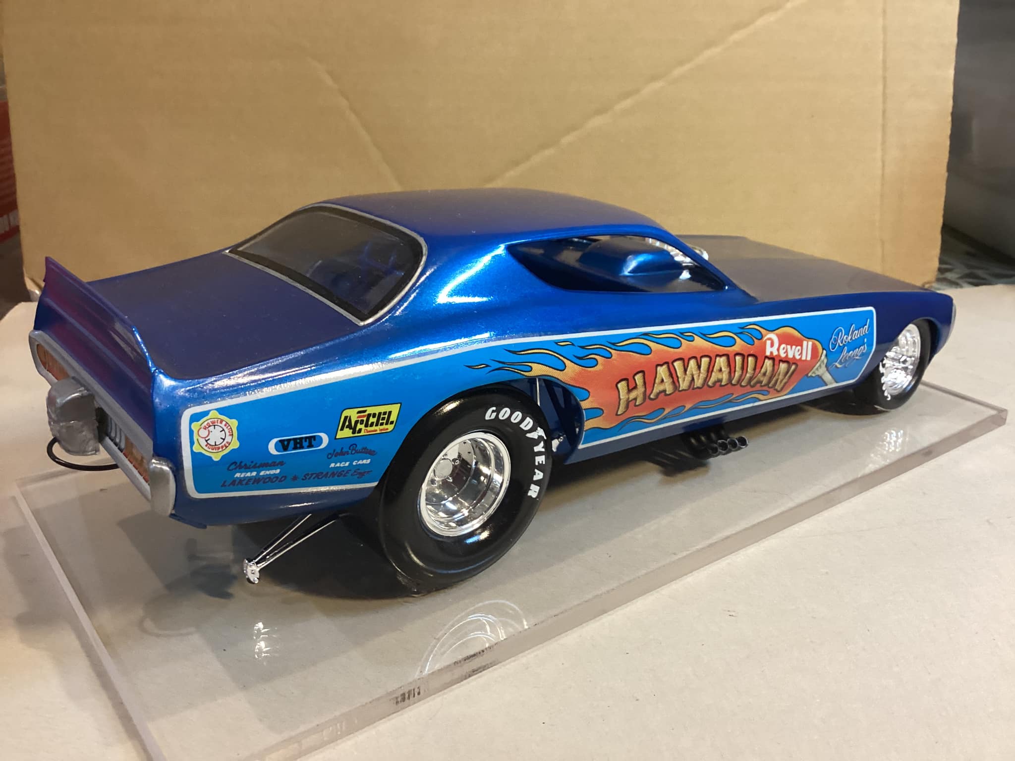 Revell 1/16 Roland Leong's Hawaiian Dragster model build