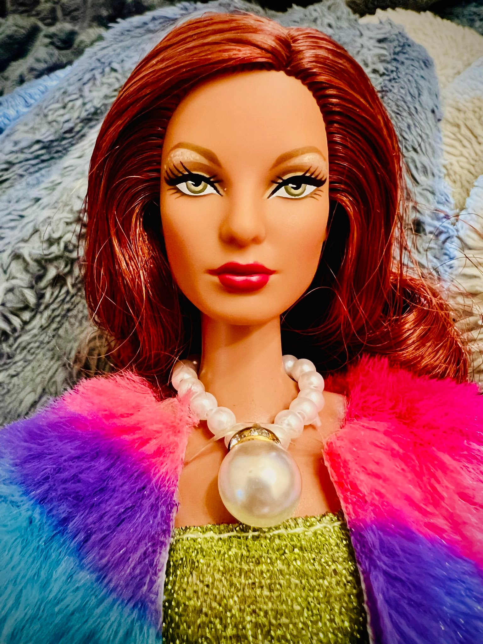 Rare Christian Louboutin Barbie doll with customized go-go boots