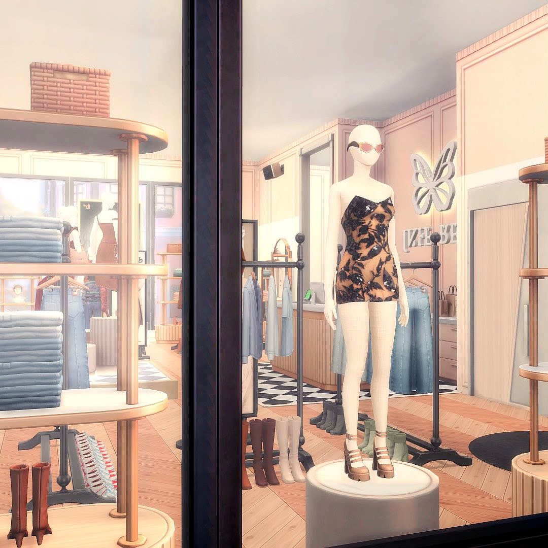 Sims 4 Retail Store Design MissFortune Sims: Gtw Boutique For Your