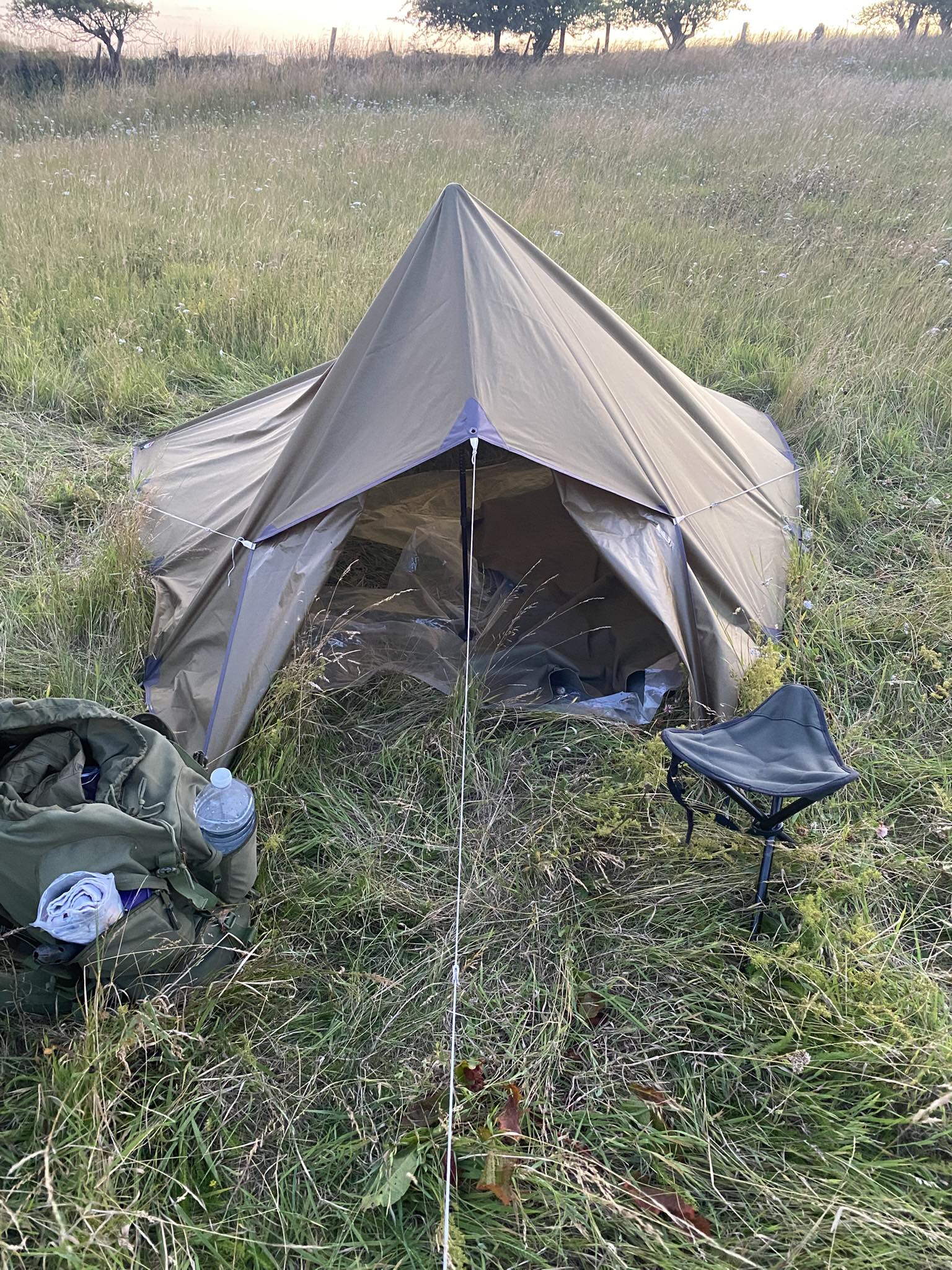 12 personen zelt mieten Tipi Outdoor，12-Personen-Zelt zum Campen Fahrradanhänger, Bollerwagen, Transportanhänger, Croozer Threaded Style:Only Bugnet ( No Tarp )