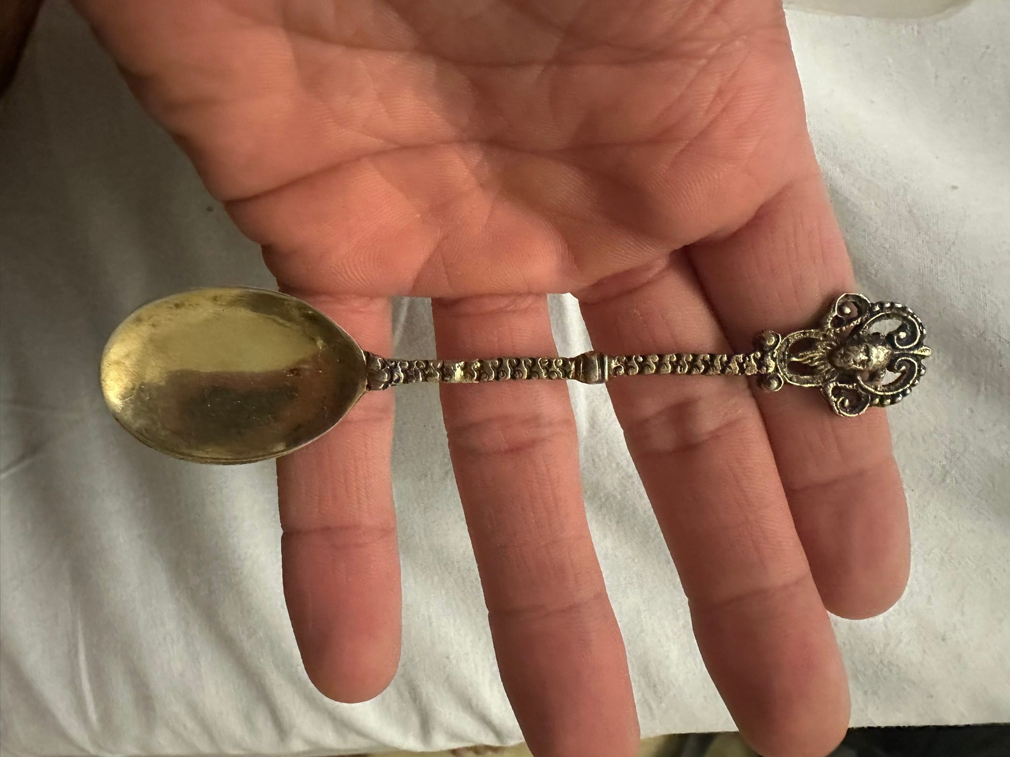 How to identify British hallmarks on a sterling silver spoon?
