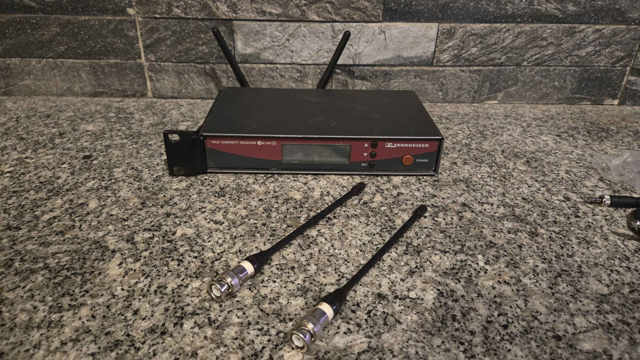 Sennheiser wireless microphone, G2 series system with E865 condenser ...