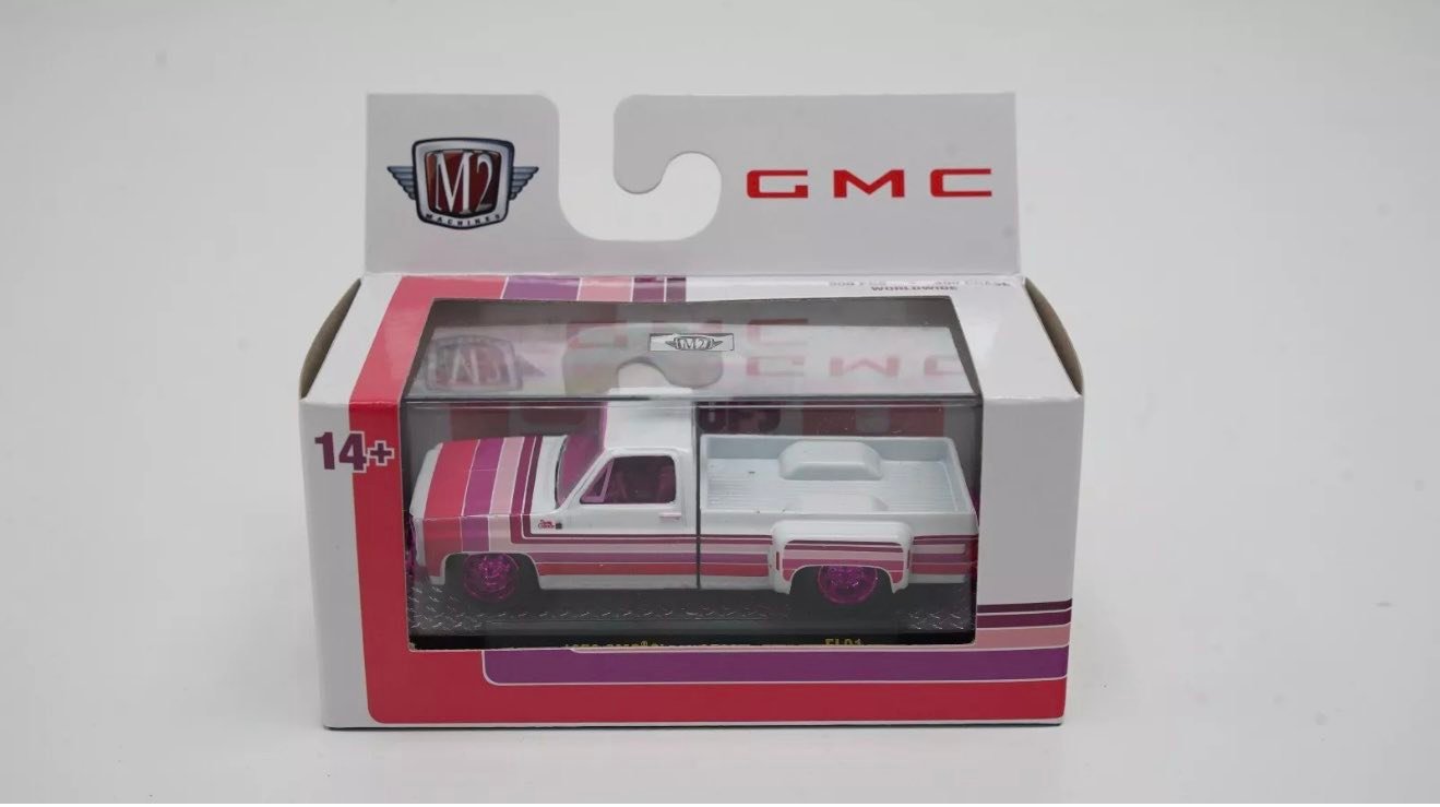 M2 Machines Chevrolet Cheyenne Super 30 1973 - Édition Limitée Gulf Oil - 1/64 - Neuf En Boîte