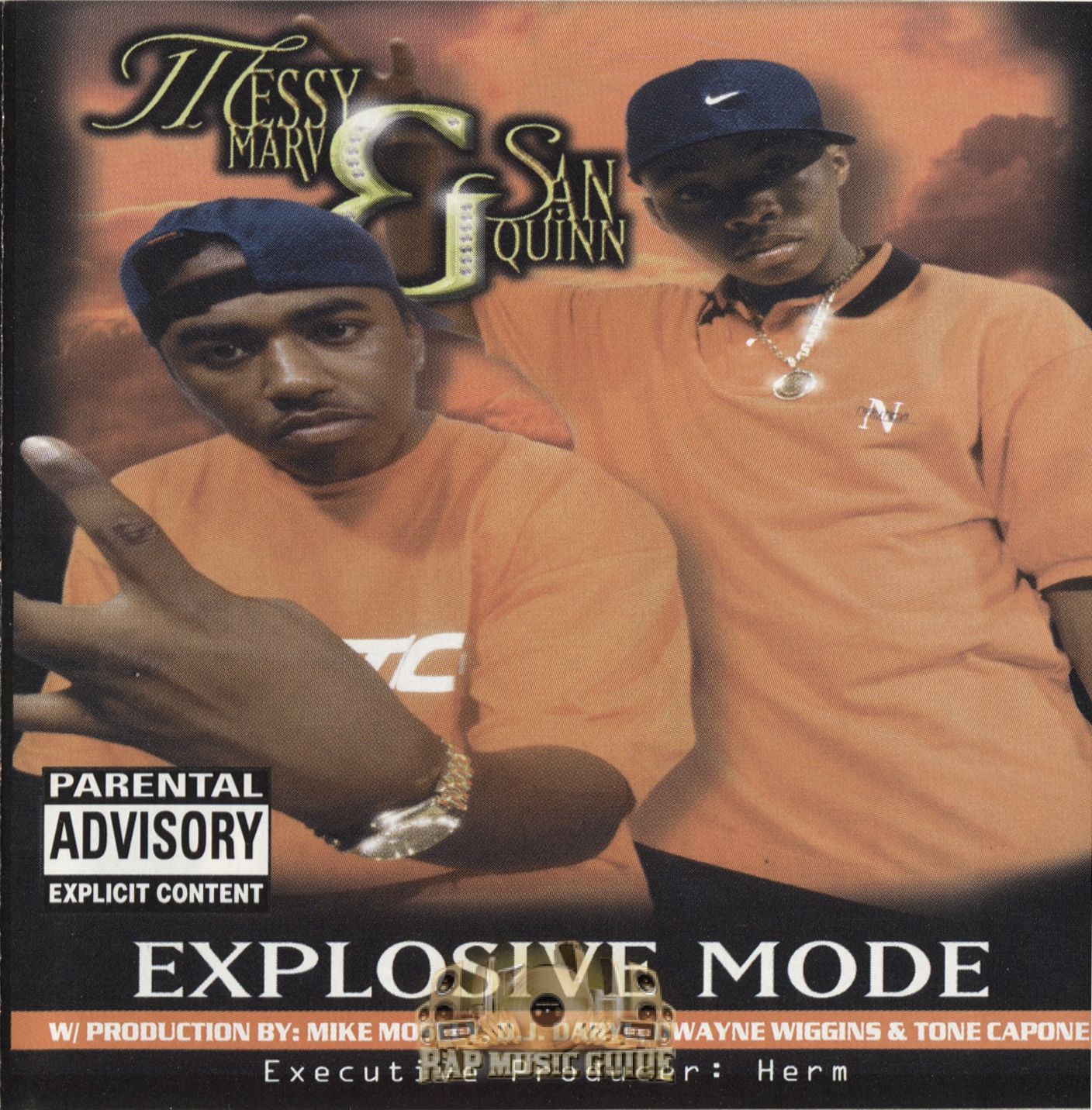 San Quinn's Explosive Mode album released in 1998