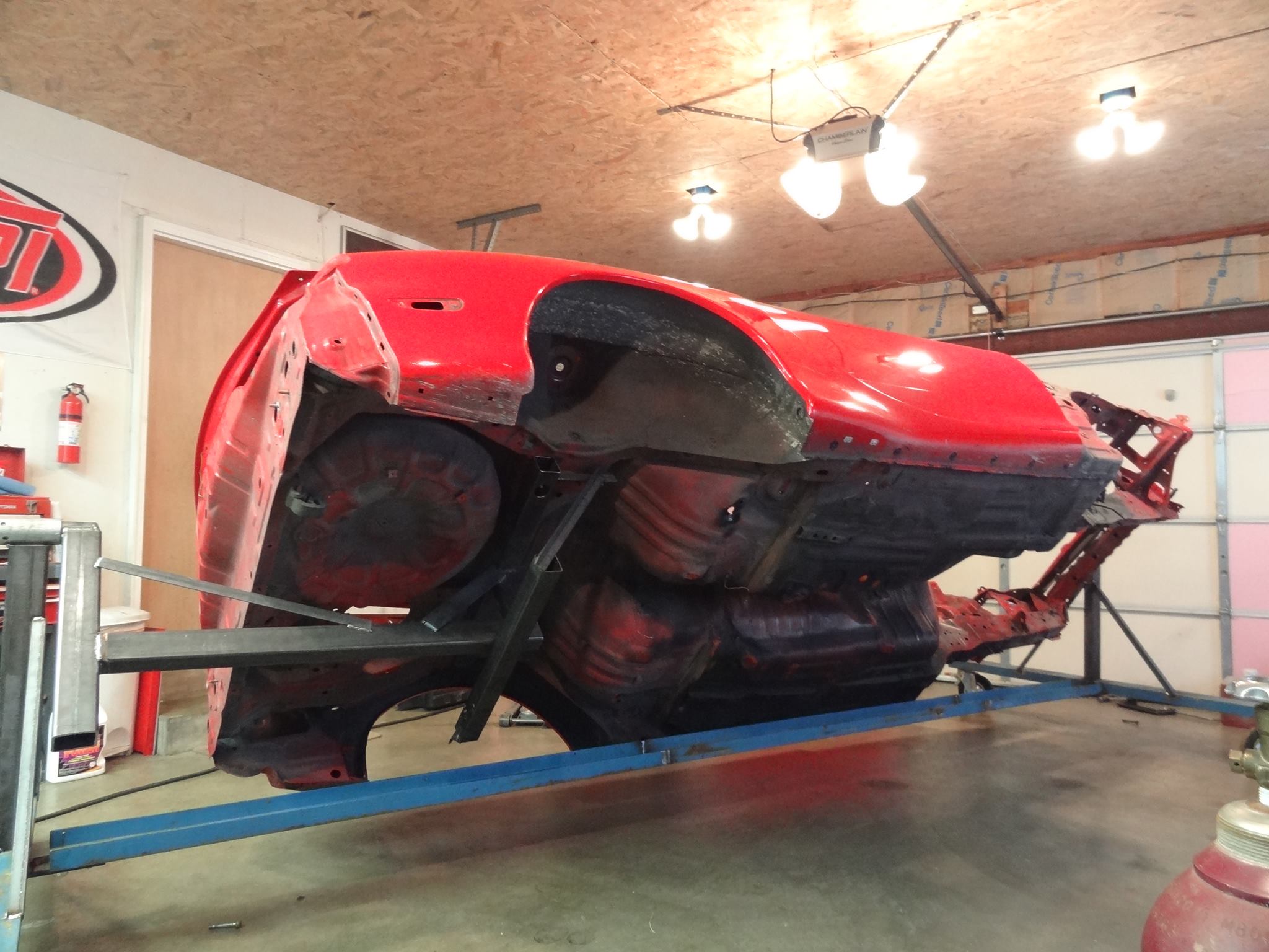 The rotisserie I welded up for my RX-7. - Midnight Welding LLC