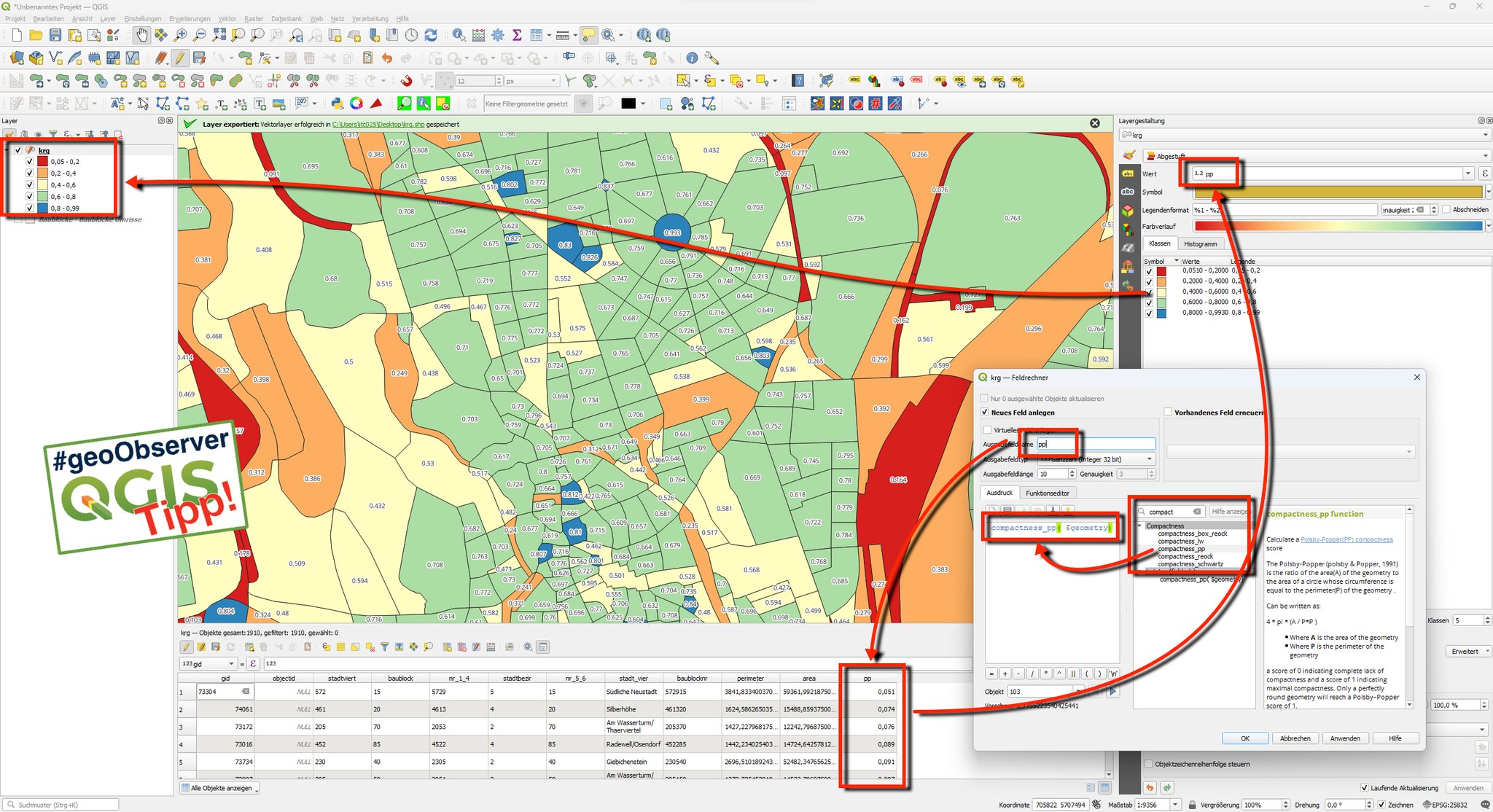 QGIS Community - Official Virtual Group | QGIS-Tip: „Measures of ...