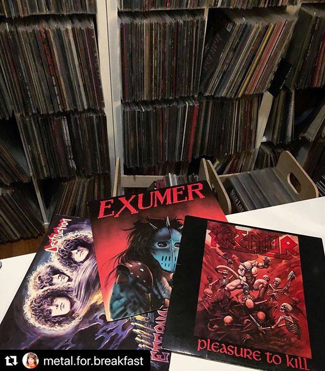 Exumer - Killer vinyl shot from our good friend @metal.for.breakfast 🔥👊 ...