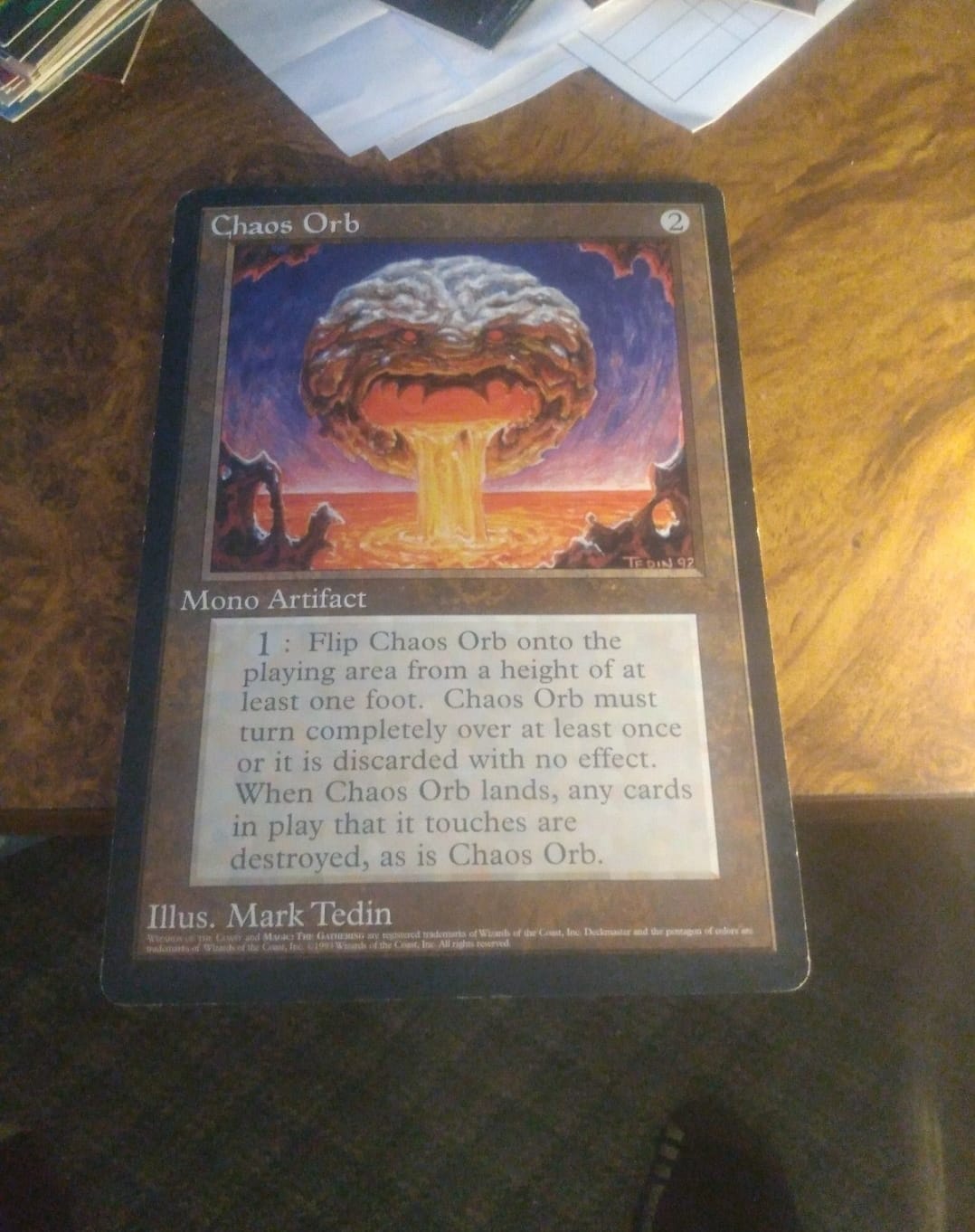 Any info on this oversized card? Chaos Orb