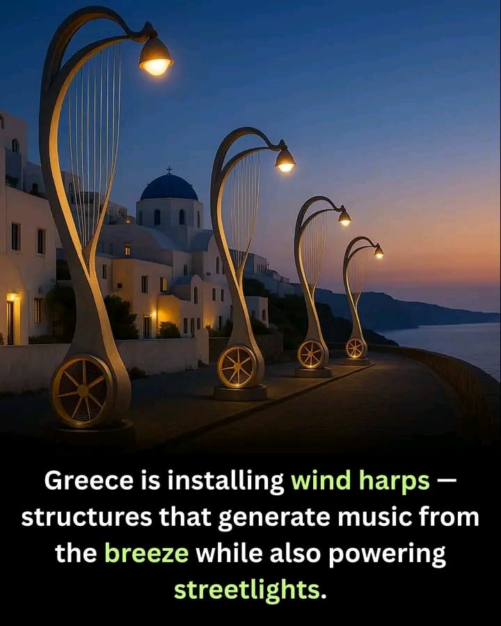 ✨ In Greece, art and sustainability are joining hands. 🌿🎶 The