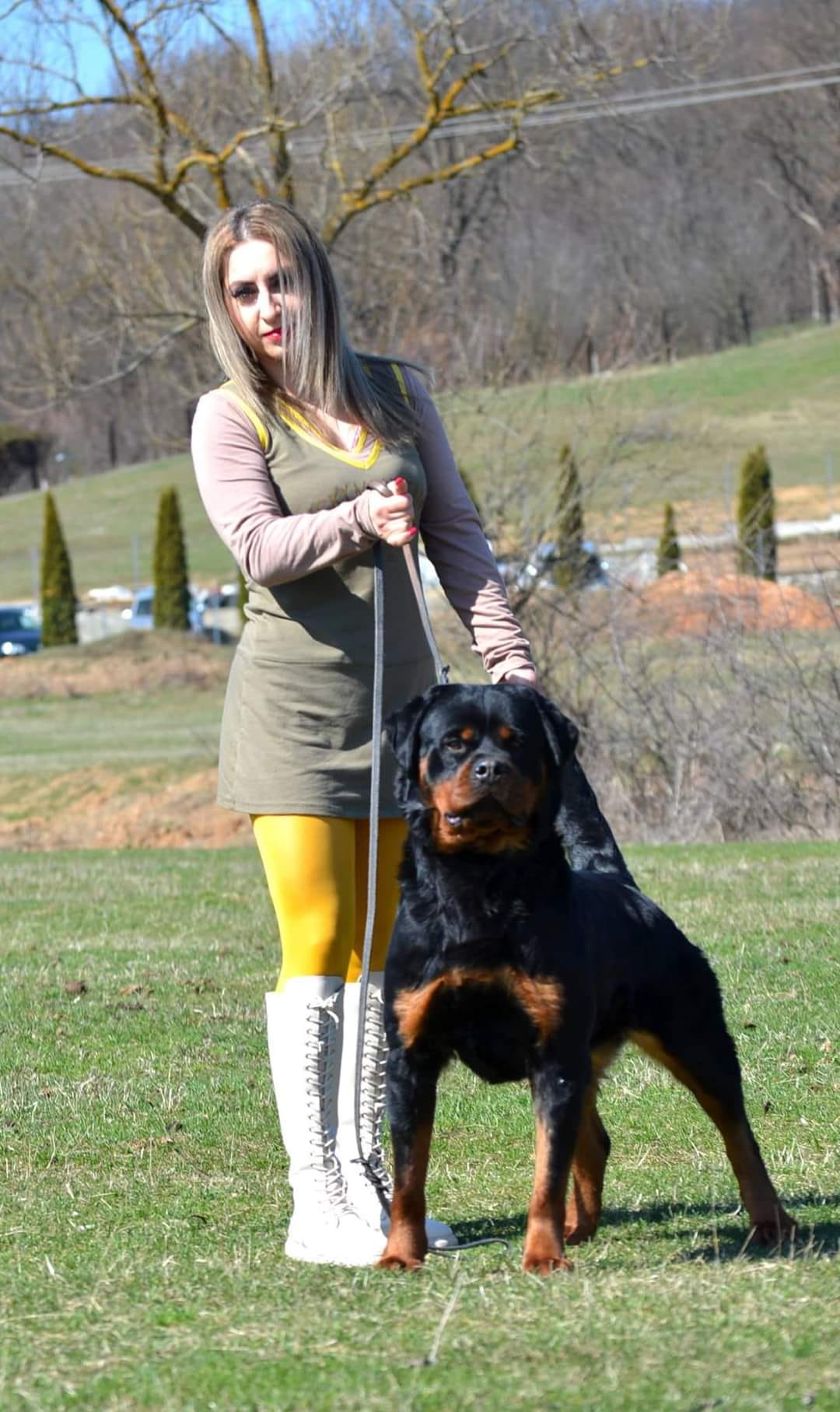 AristoRotts - Our girl Akbarforce Hera with her breeder Ghibu Simona at ...