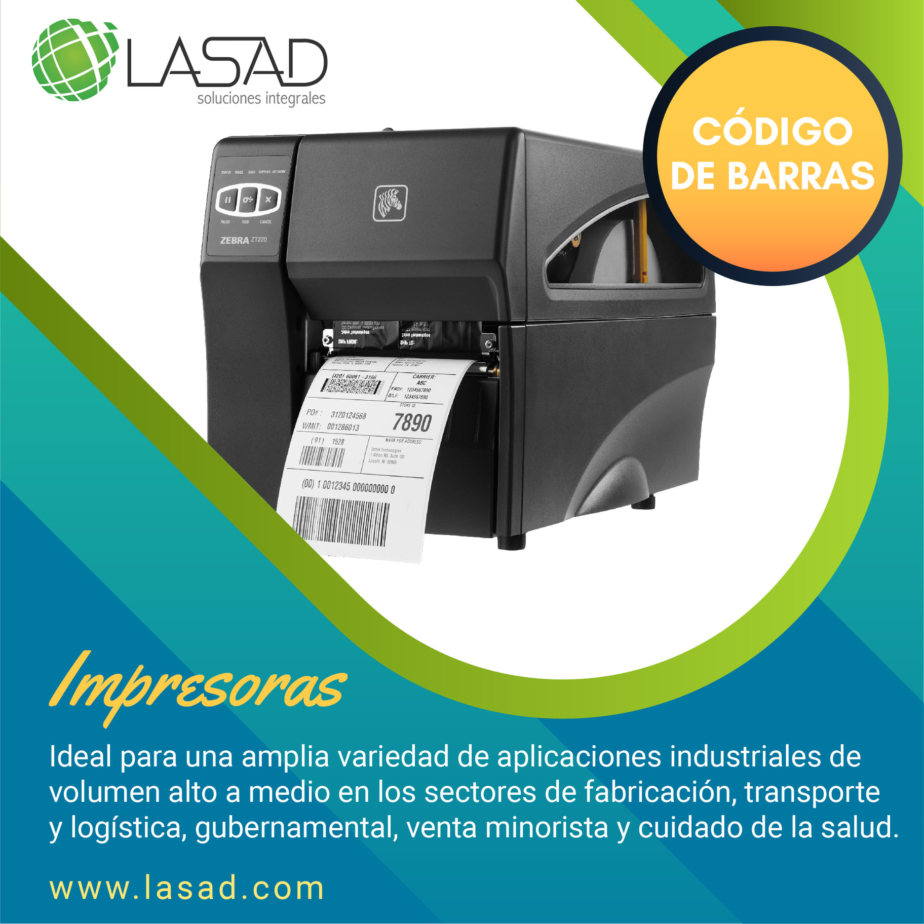 Las impresoras de etiquetado... - Lasad Soluciones Integrales