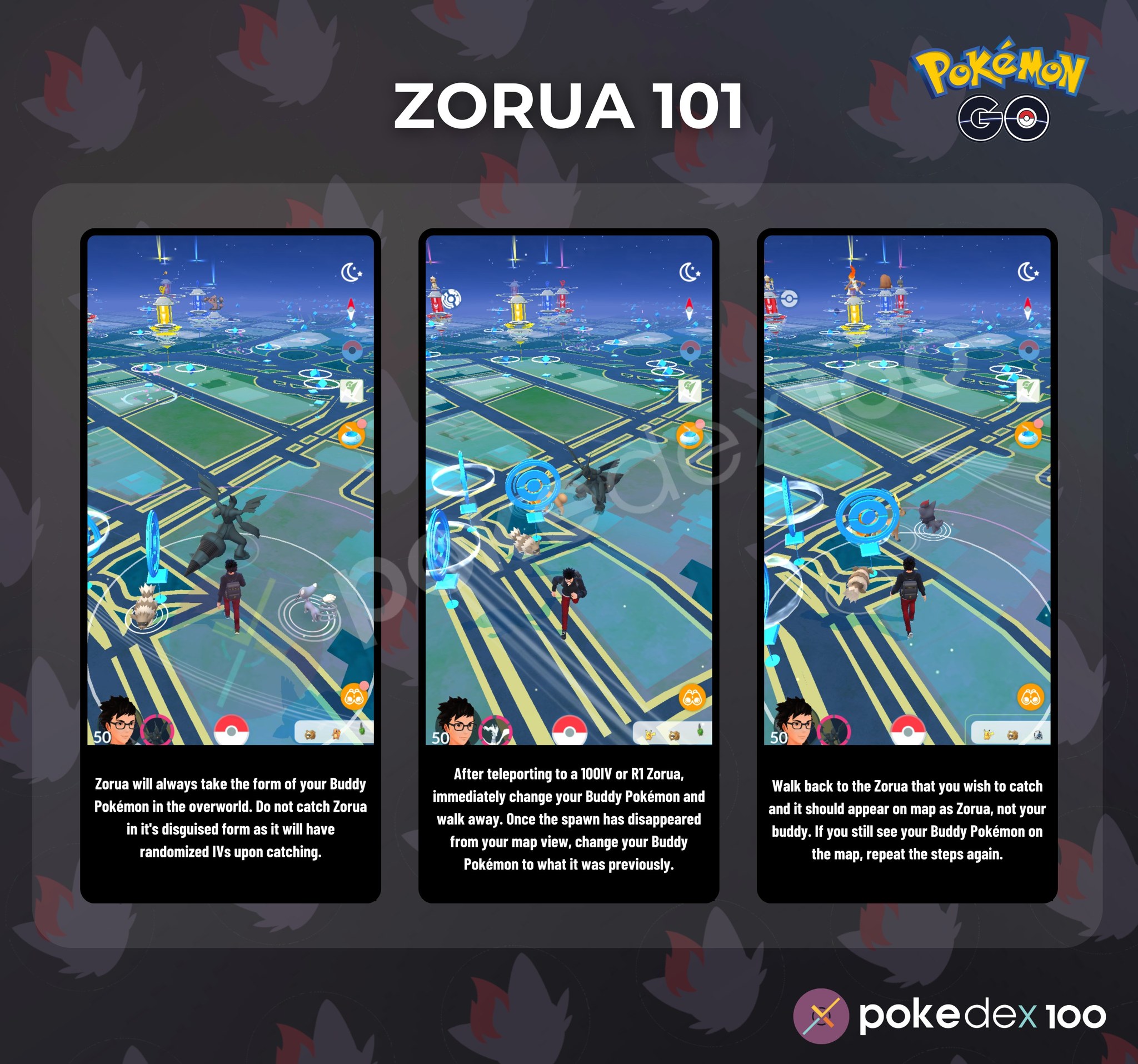 Ini trik buat yang nyari zorua iv100 | Facebook