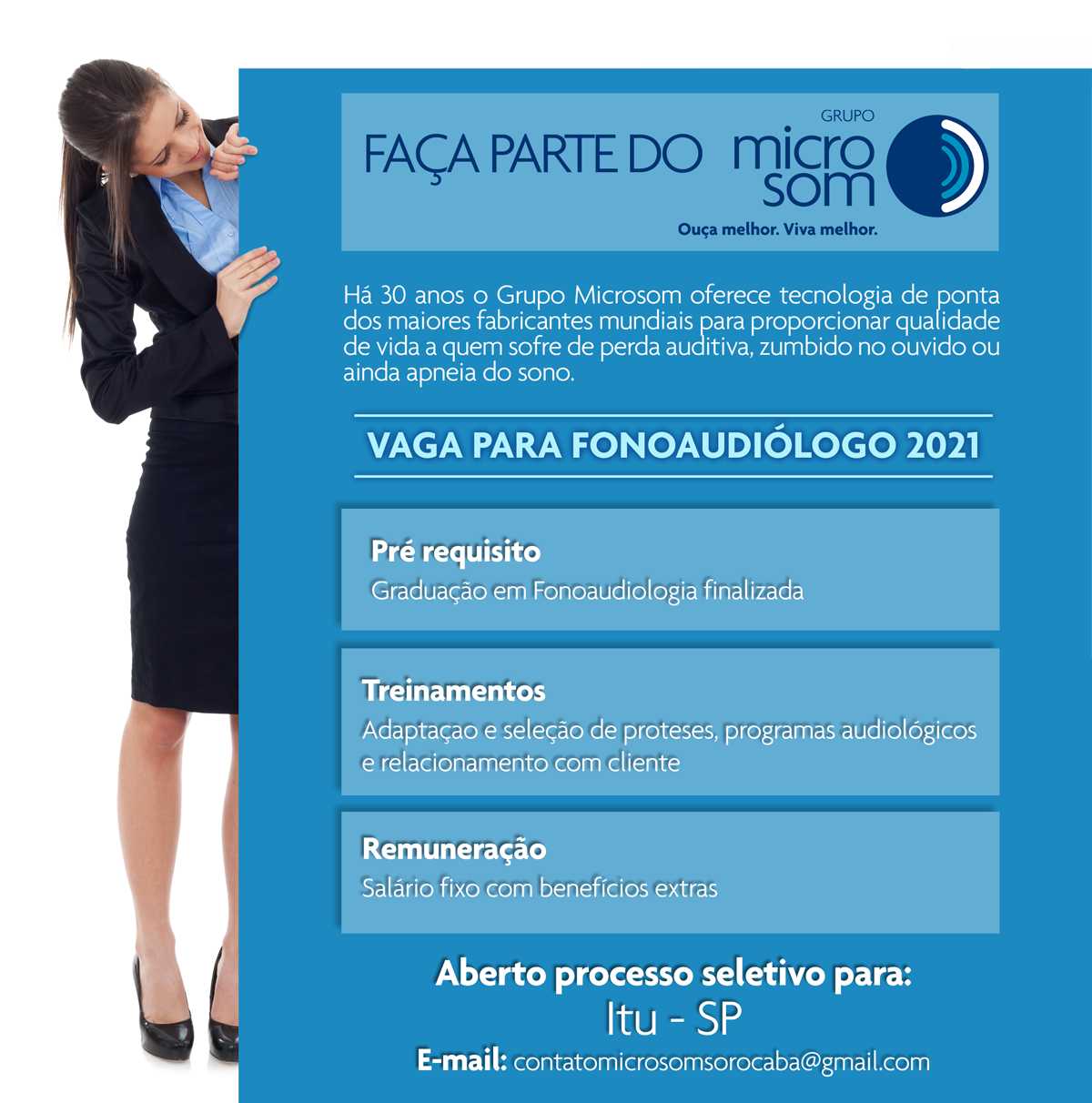 Microsom Itu - .: VAGA PARA FONOAUDIÓLOGO (A) :. ==... | Facebook