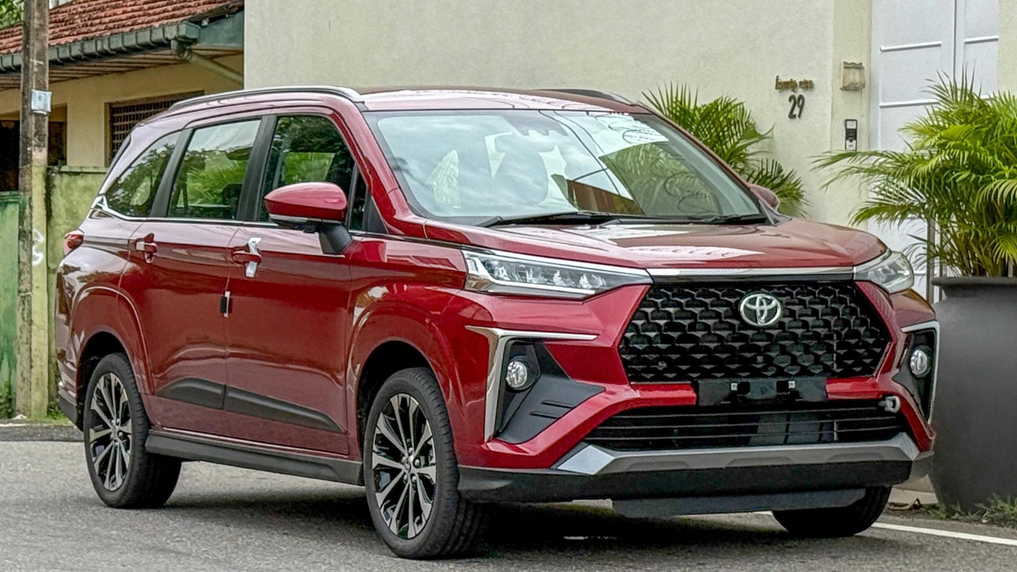 2025 Toyota Veloz 7 Seater Red Petrol 1.5L 2025