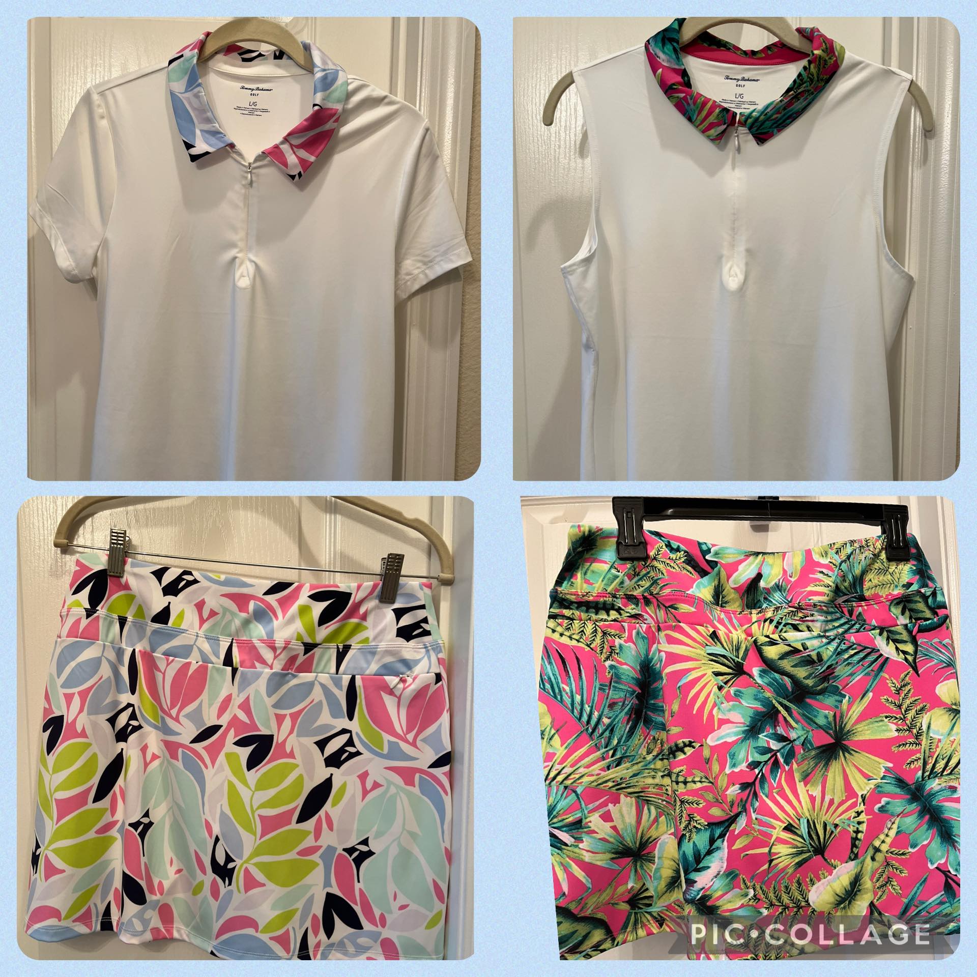 Rhoback floral golf top size small $40 CQC women display picture 1