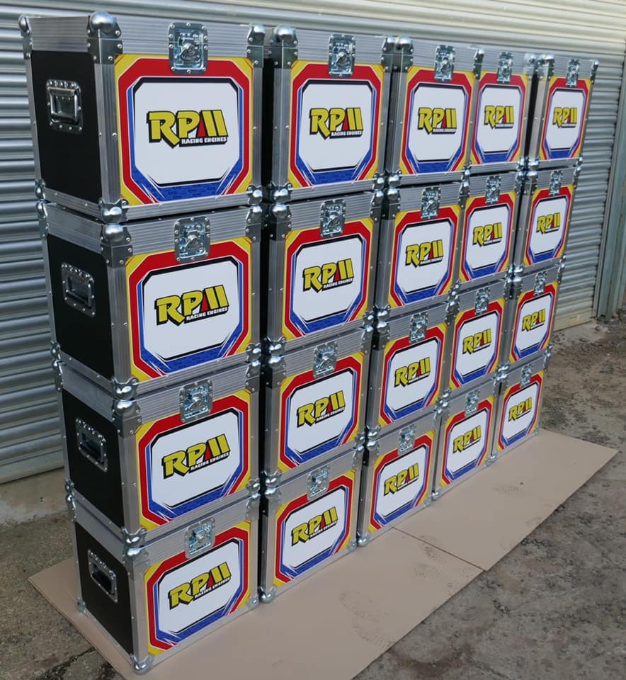 Our new flight cases are very nearly... - RPM Racing Engines