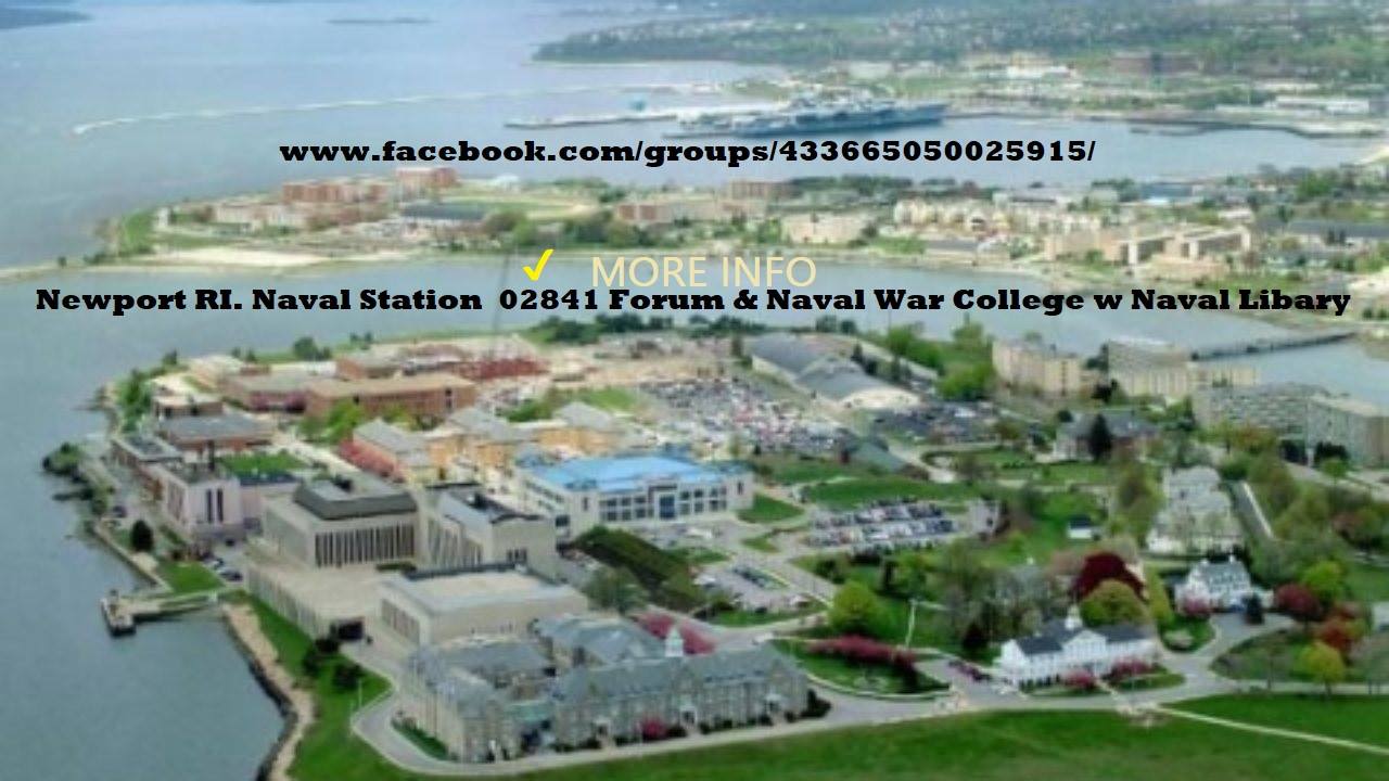Newport RI Naval Station Forum & Naval War College w Naval Library 🌎 ...