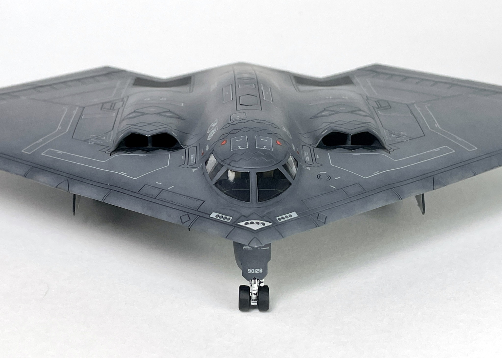Academy 1/144 USAF B-2A Stealth Bomber model kit review