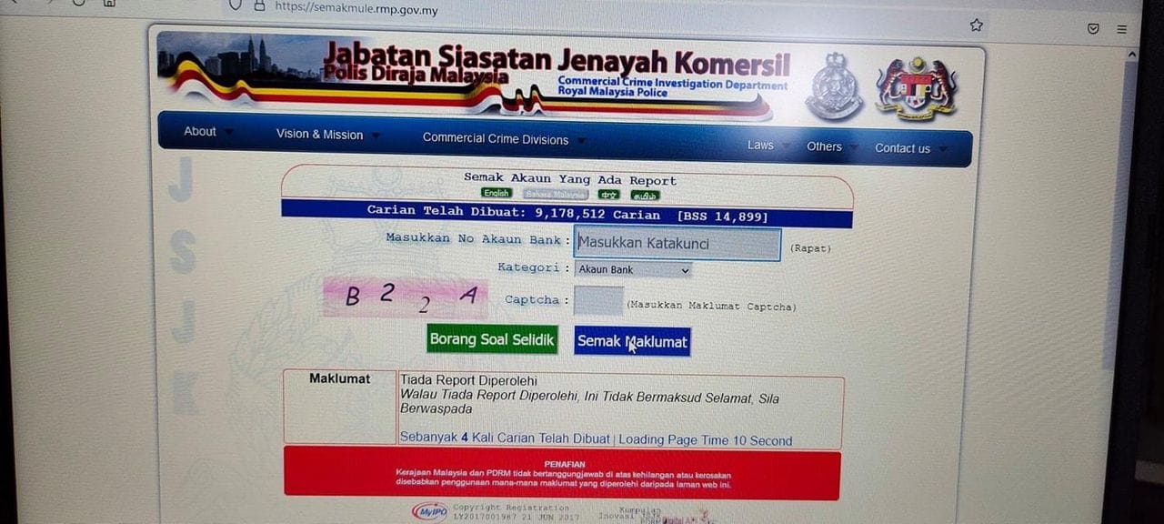 CCID PDRM Portal. Anda boleh buat... - Polis Daerah Dungun | Facebook