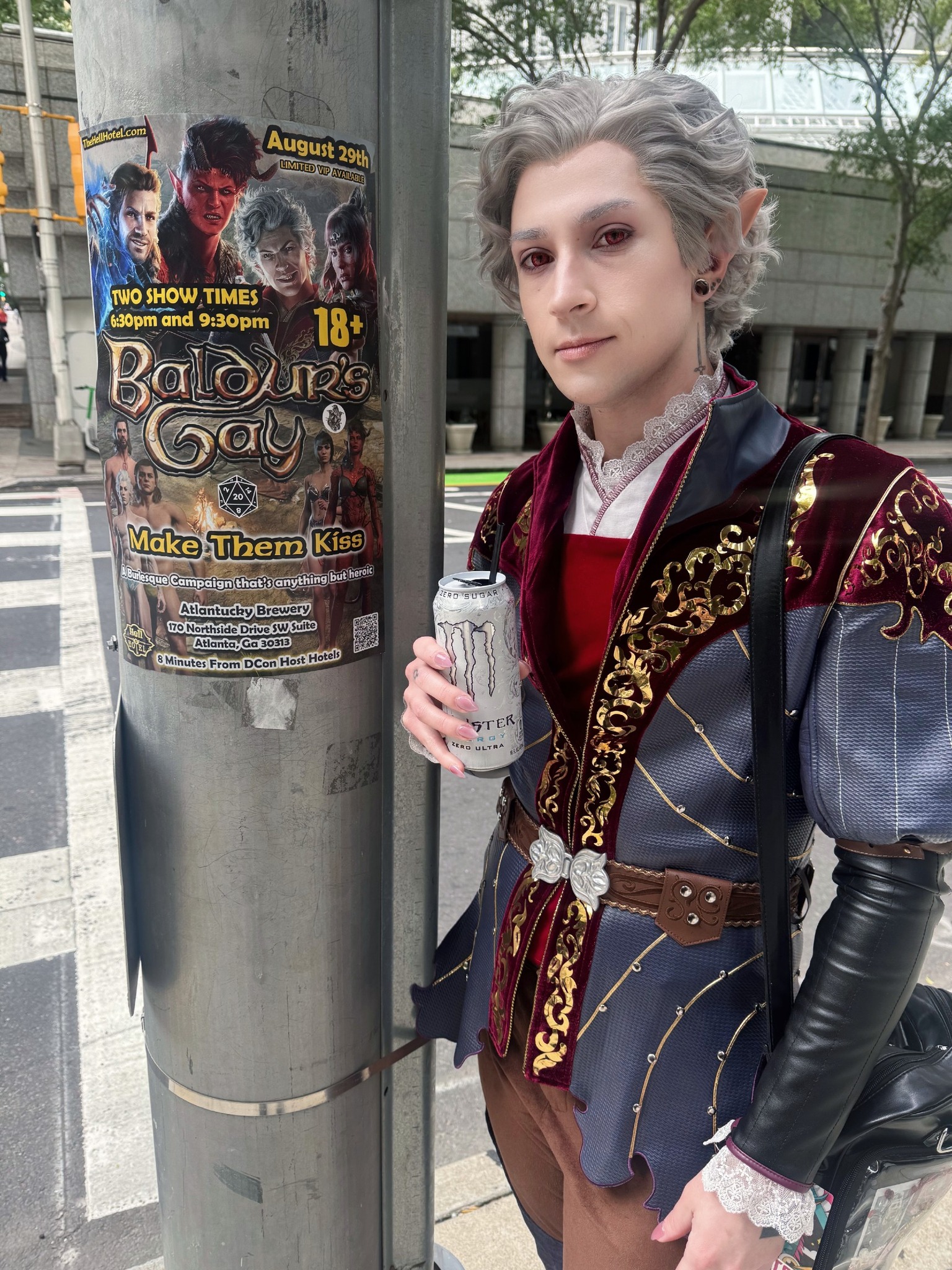 Borzoi Namo joins Astarion cosplay shoot in Sweden