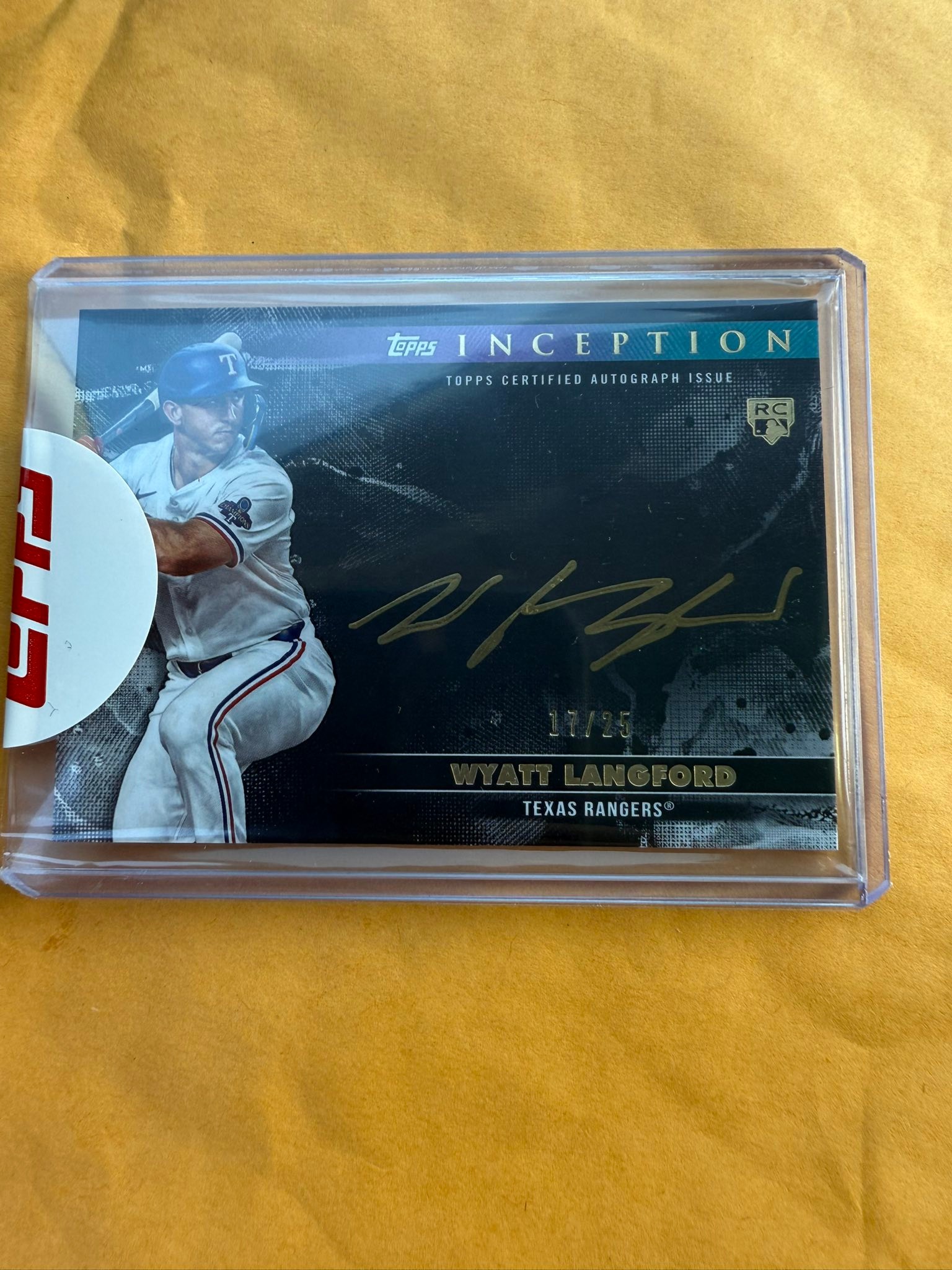 Selling 2024 topps inception silver signings card