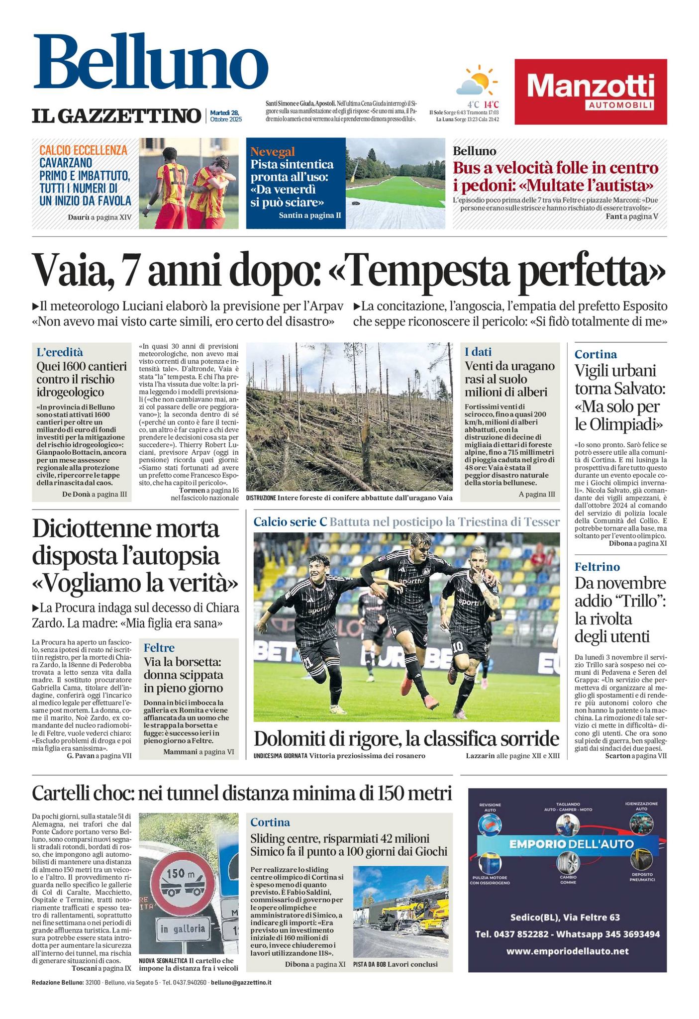 zingar da Cianplòngo | Prima pagina🗞️📰 pubblicata oggi sul quotidiano ...