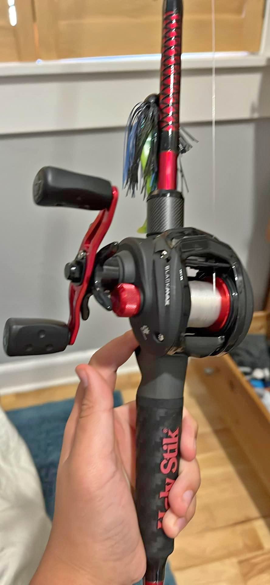 abu garcia ambassadeur beast round casting reel STX Reels Model:AG-GENIKE-LP-L surge near the boat Guides_9+Tip Abu Garcia Beast X2