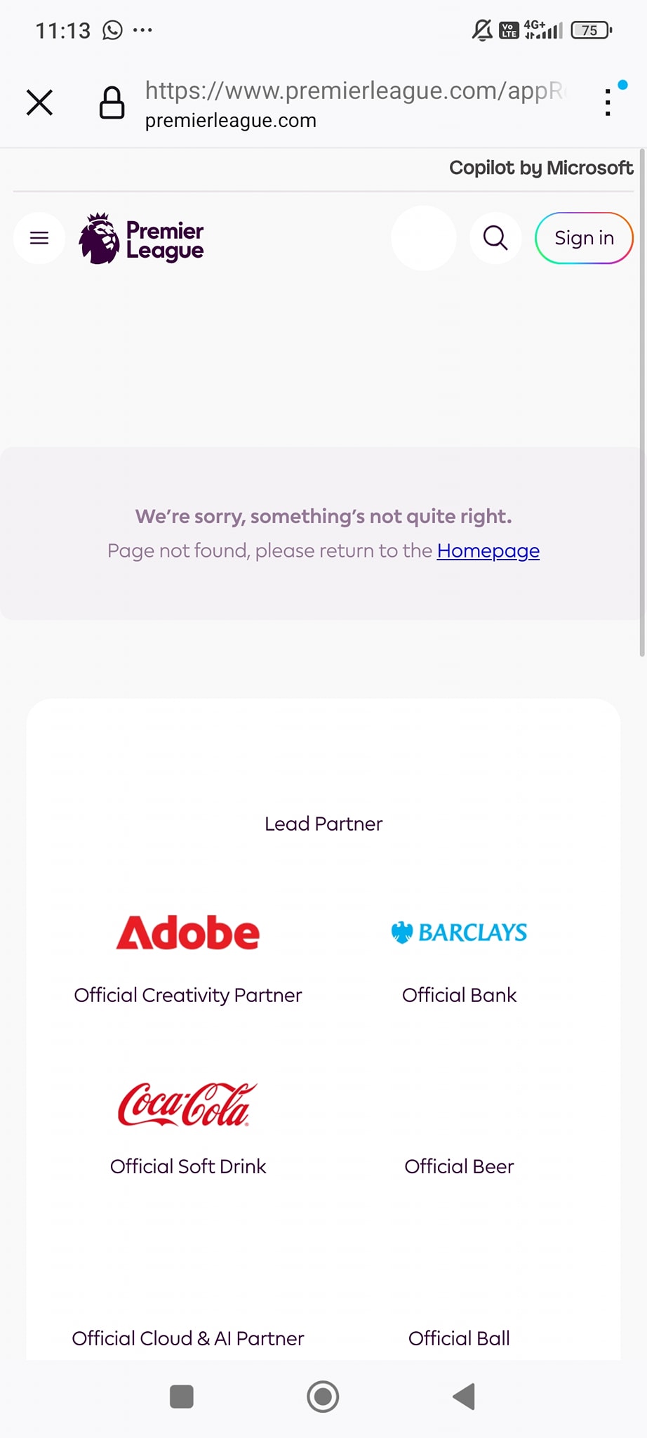 FPL Affairs | Hello guys, i keep getting thie error when I try to log ...