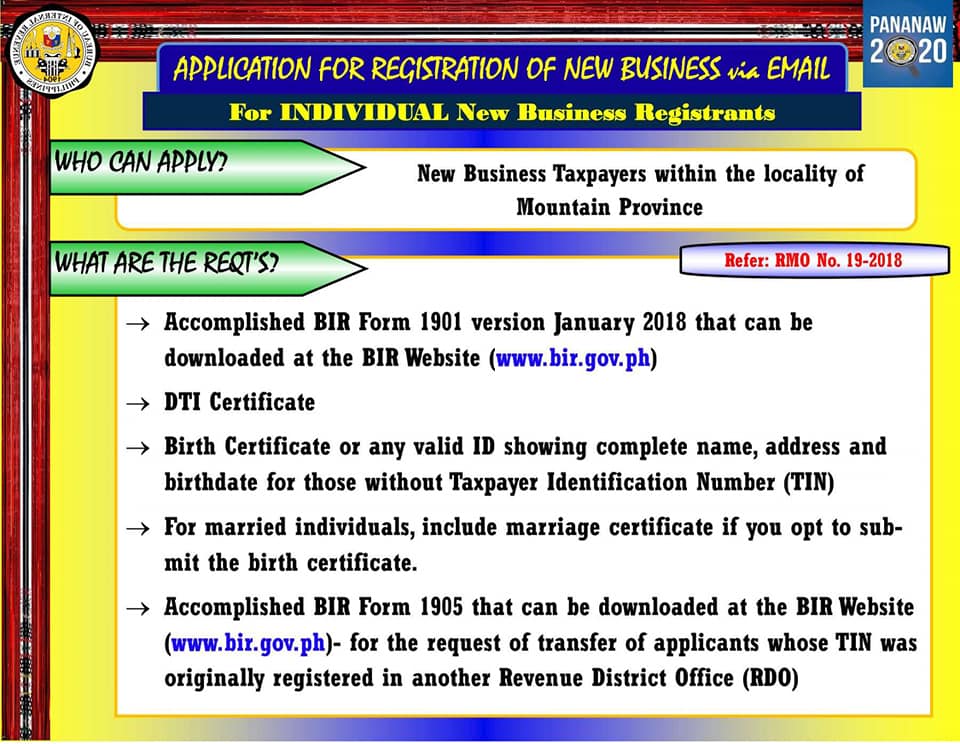 The BIR Revenue... - BIR RDO 10 - Bontoc, Mountain Province | Facebook
