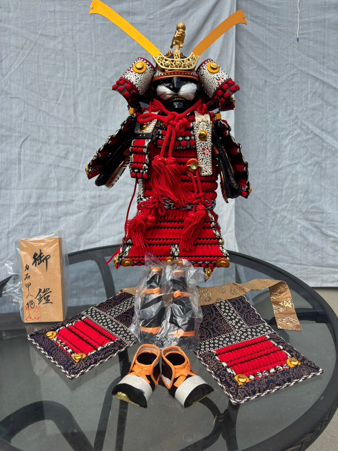 Japanese samurai helmet sets in Star Wars style for Children's Day