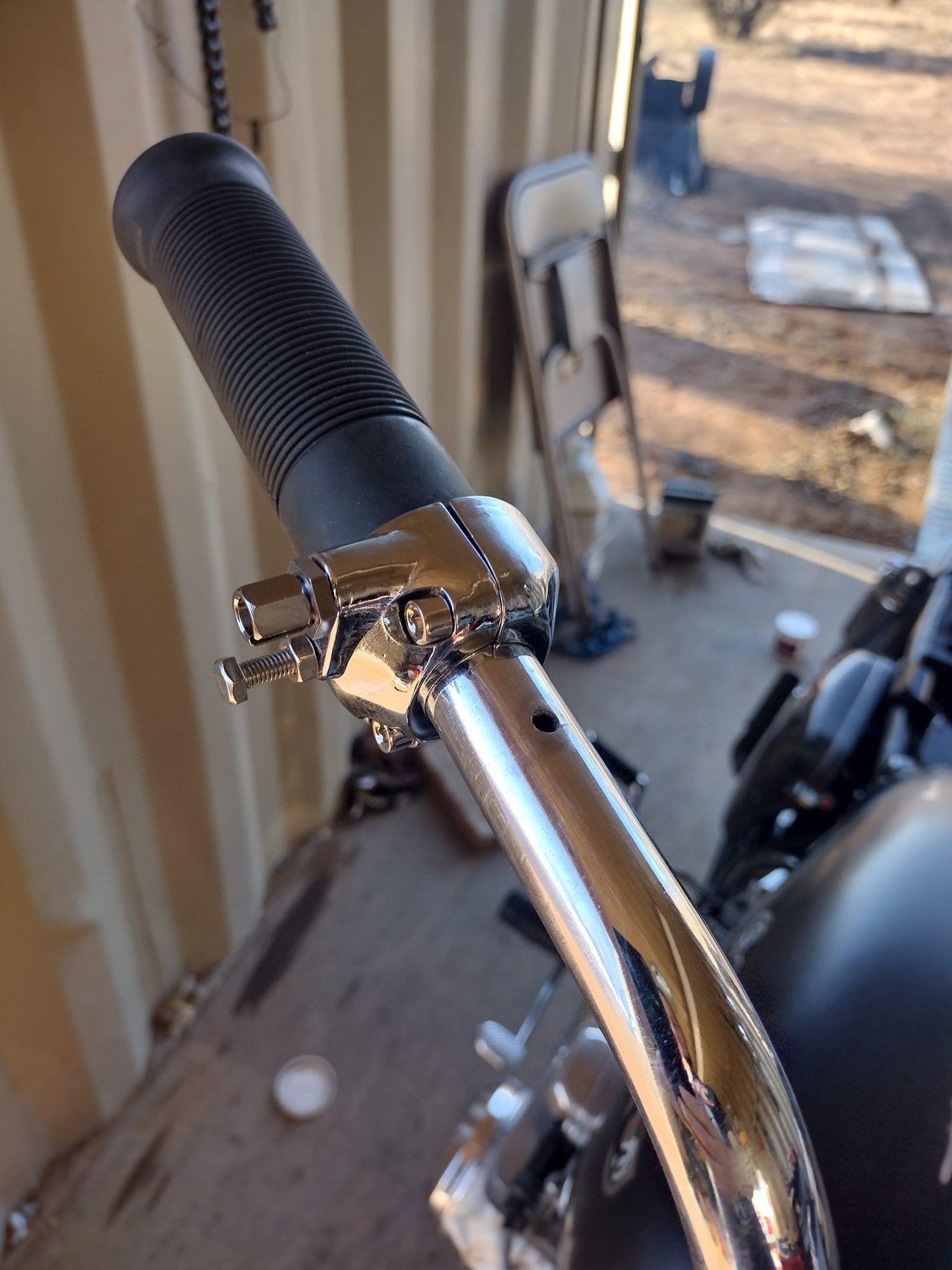 Throttle Cables: When assembled in the throttle, which is the top
