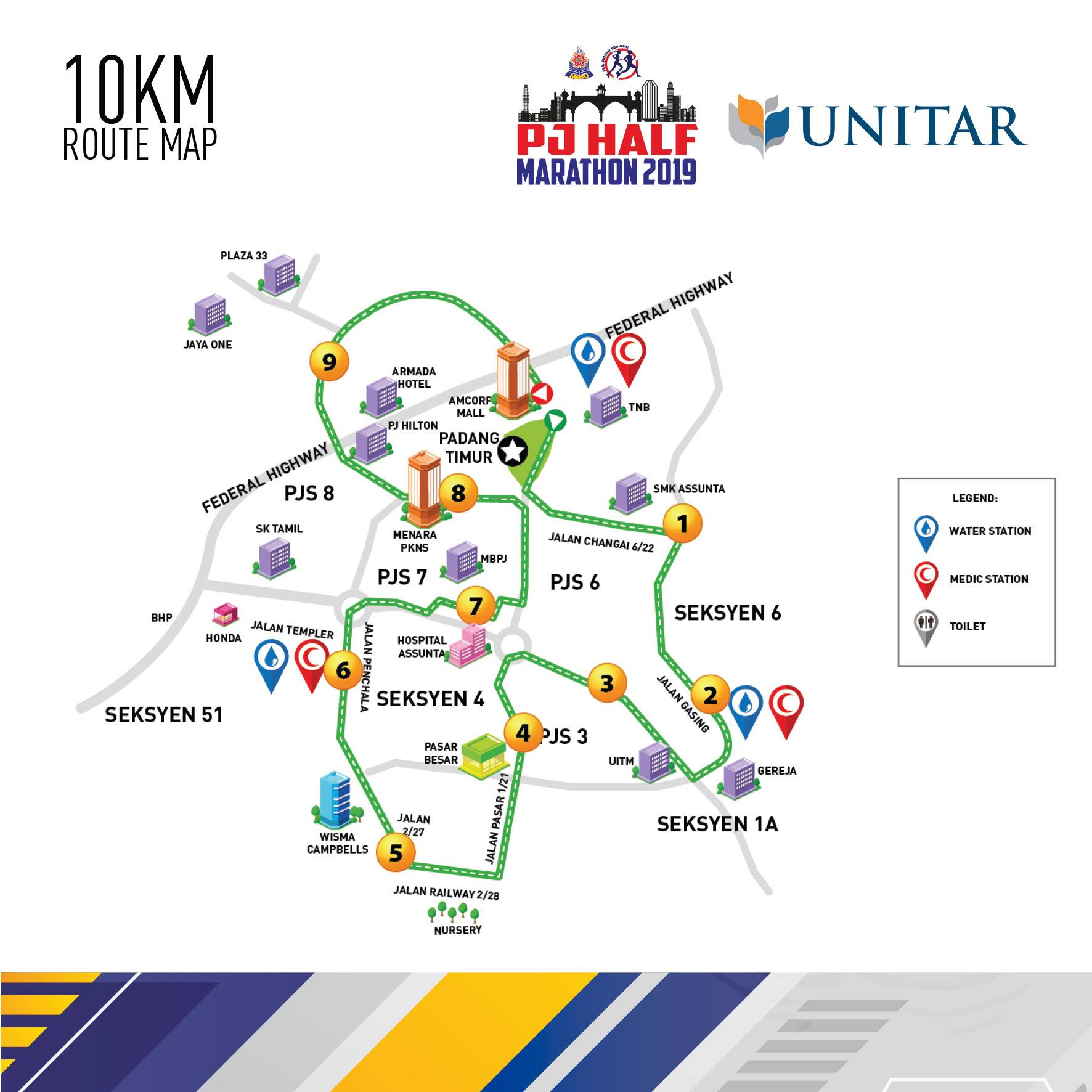 UNITAR - Here are the PJ Half Marathon 2019 route maps for...