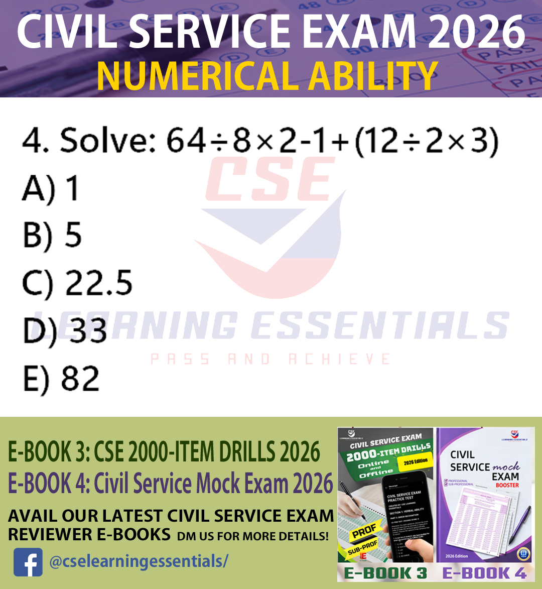 Civil Service Exam 2026 Community | PTPA: CSE Practice test CSE ...