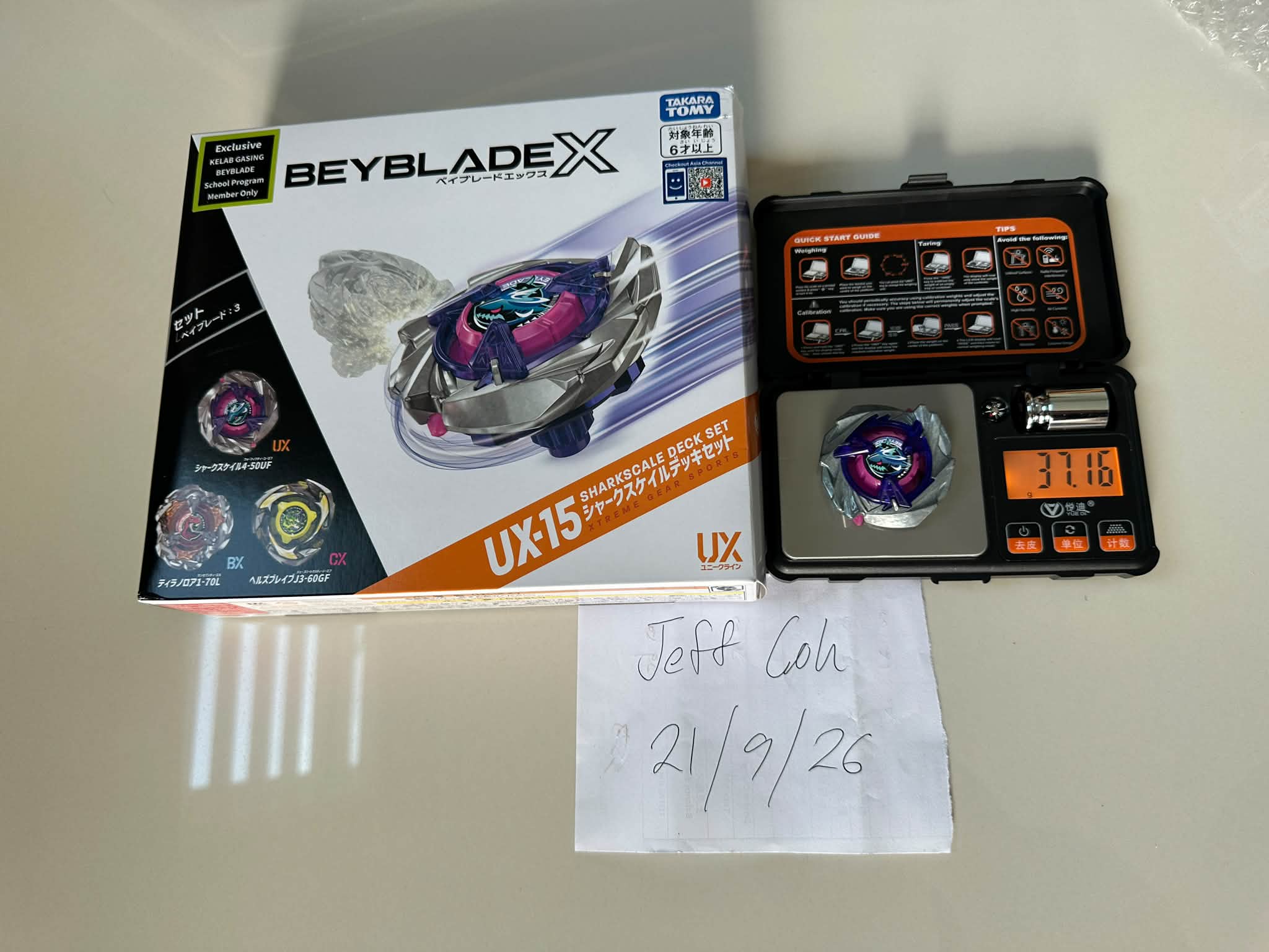 Beyblade X parts for sale: UX-15, BX-35-05, CX-17-06, and more in