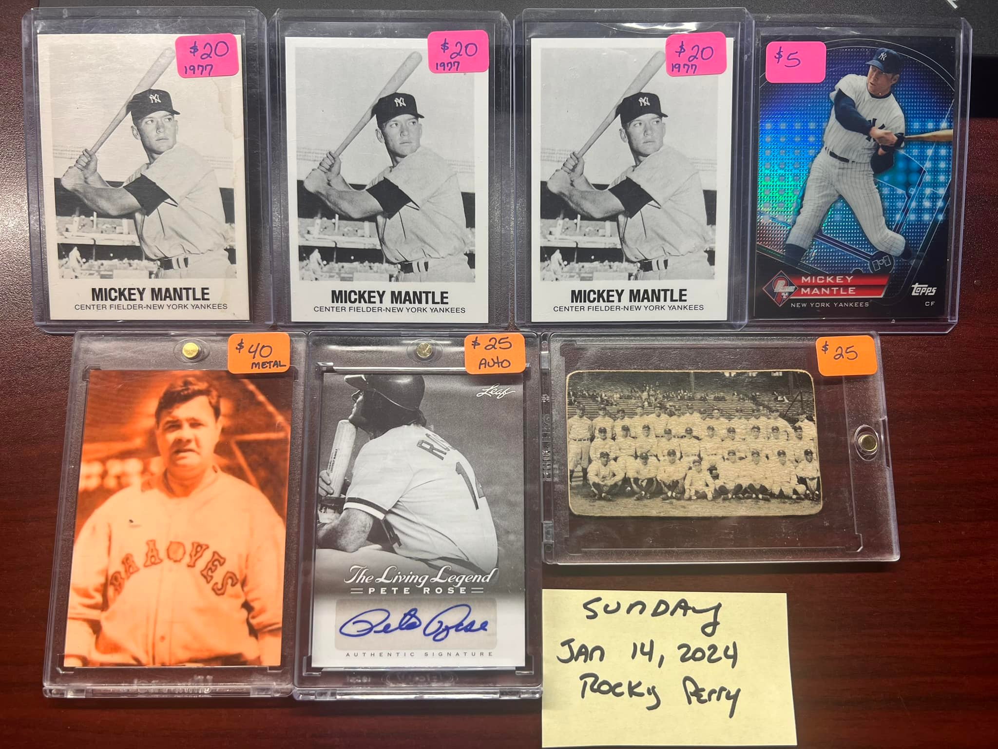 FIRST LOOK: Shohei Ohtani & Mike Trout dual autograph... One of  display picture 1