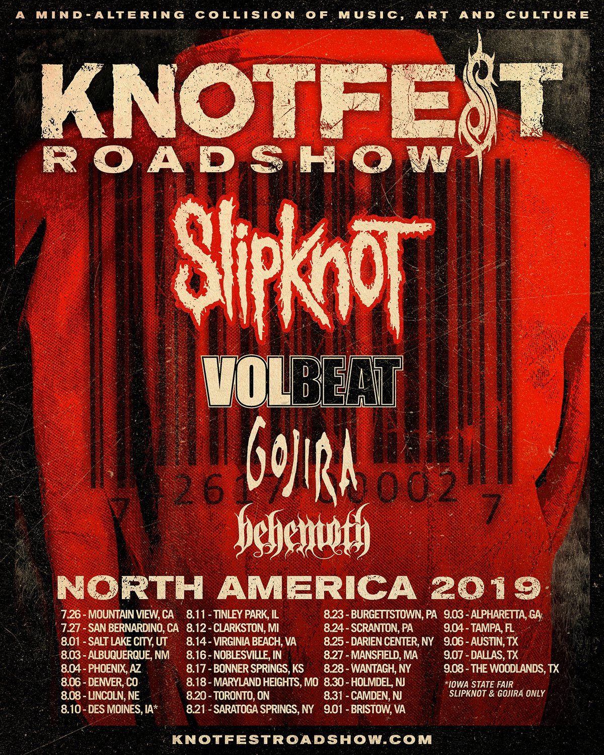 Knotfest Japan knotfestjapan.com April 1, 2023 Slipknot MAN WITH A