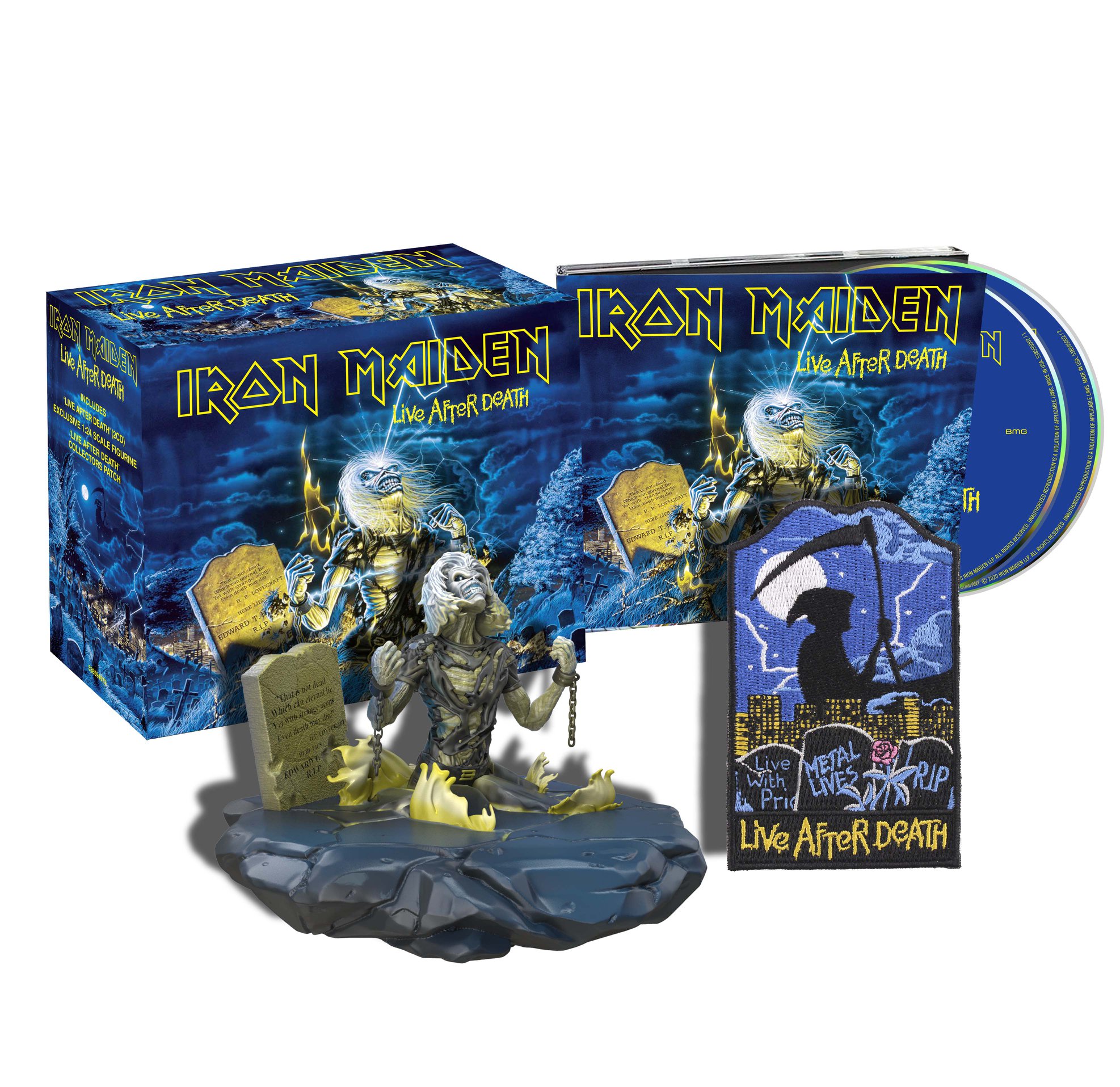 Iron Maiden LIVE CD￼フィギュアピン付 Walmart限定￼品 Iron Maiden - Live After Death - CD (Walmart Exclusive). Includes