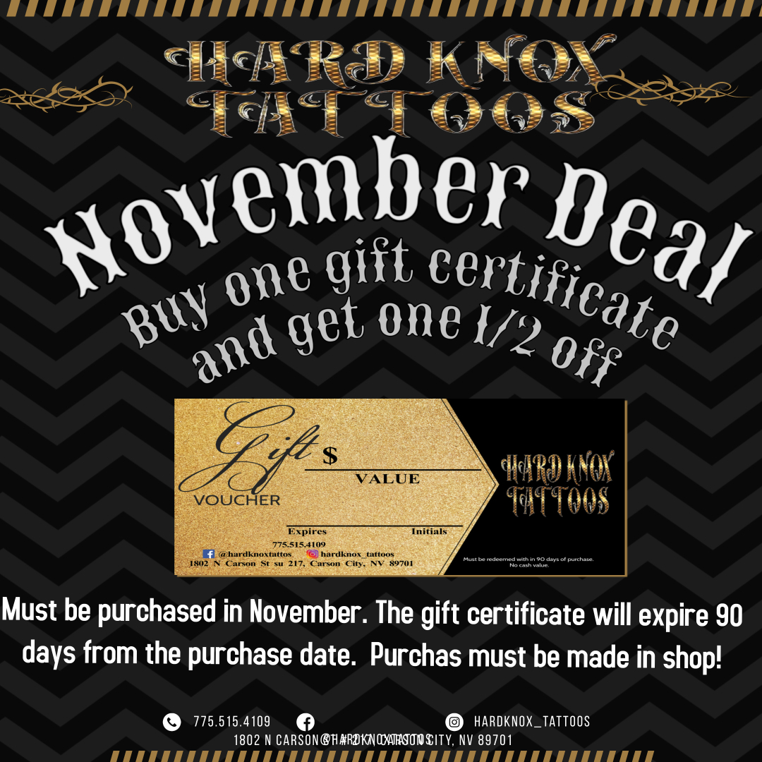 Hardnox Tattoos What’s On Your Christmas List This Year? , Make