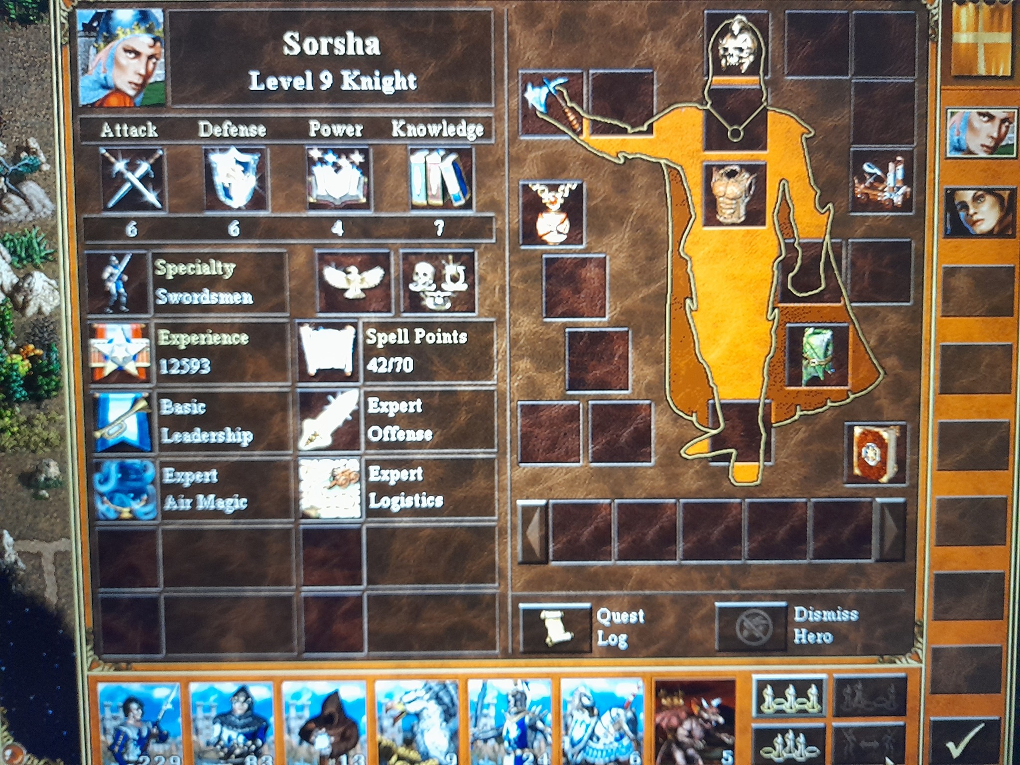 Heroes of Might and Magic 3 magic book requirement