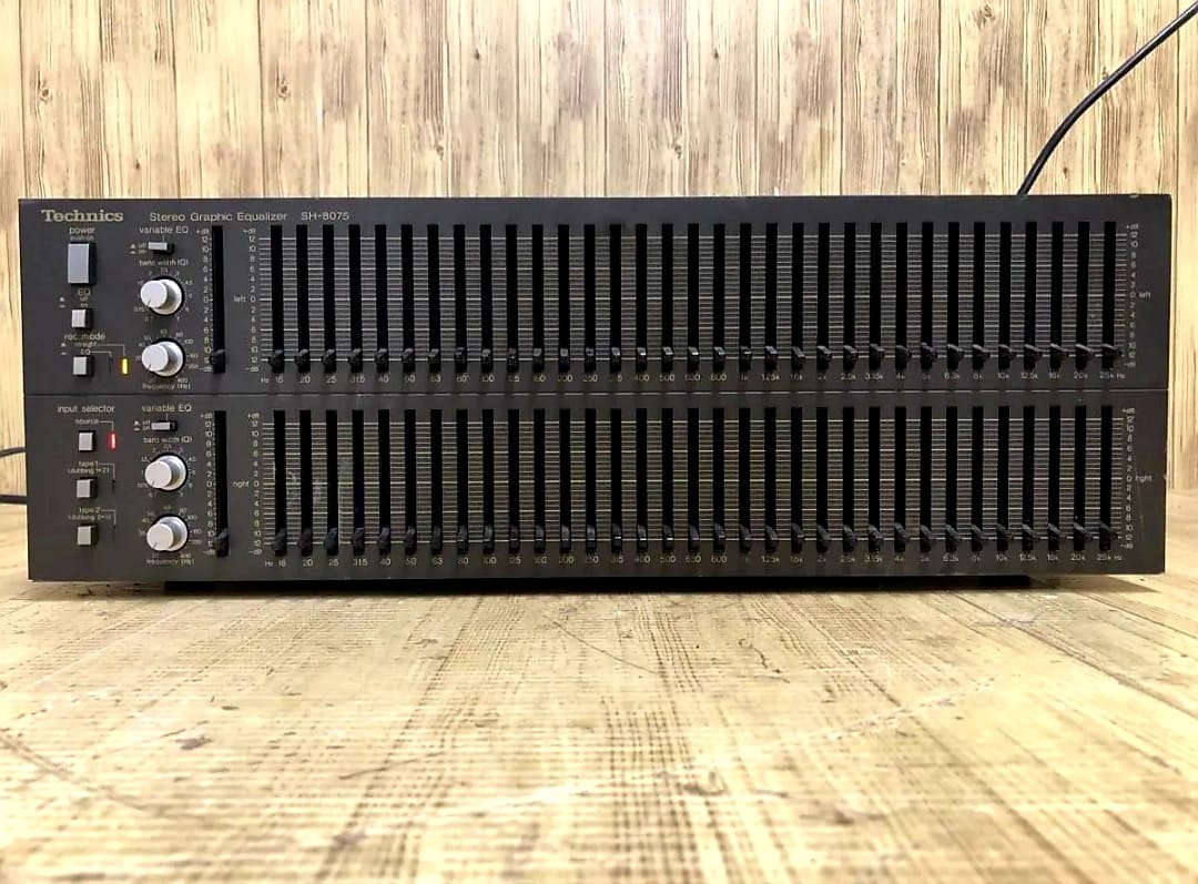 ЗВУКИ МУЗЫКИ Technics Stereo Graphic audio Equalizer SH-8075 Black